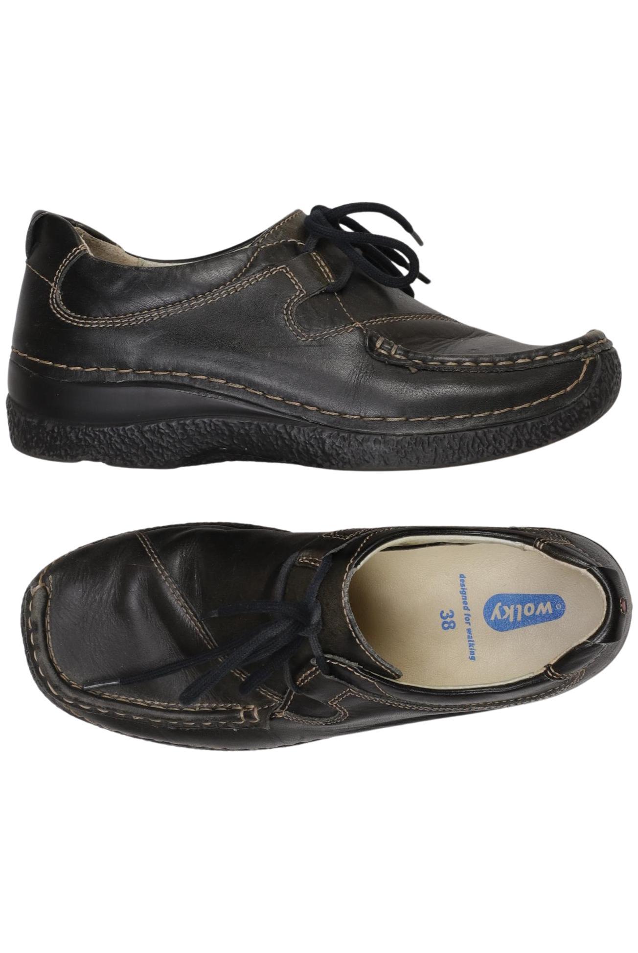 

wolky Damen Halbschuh, schwarz, Gr. 38