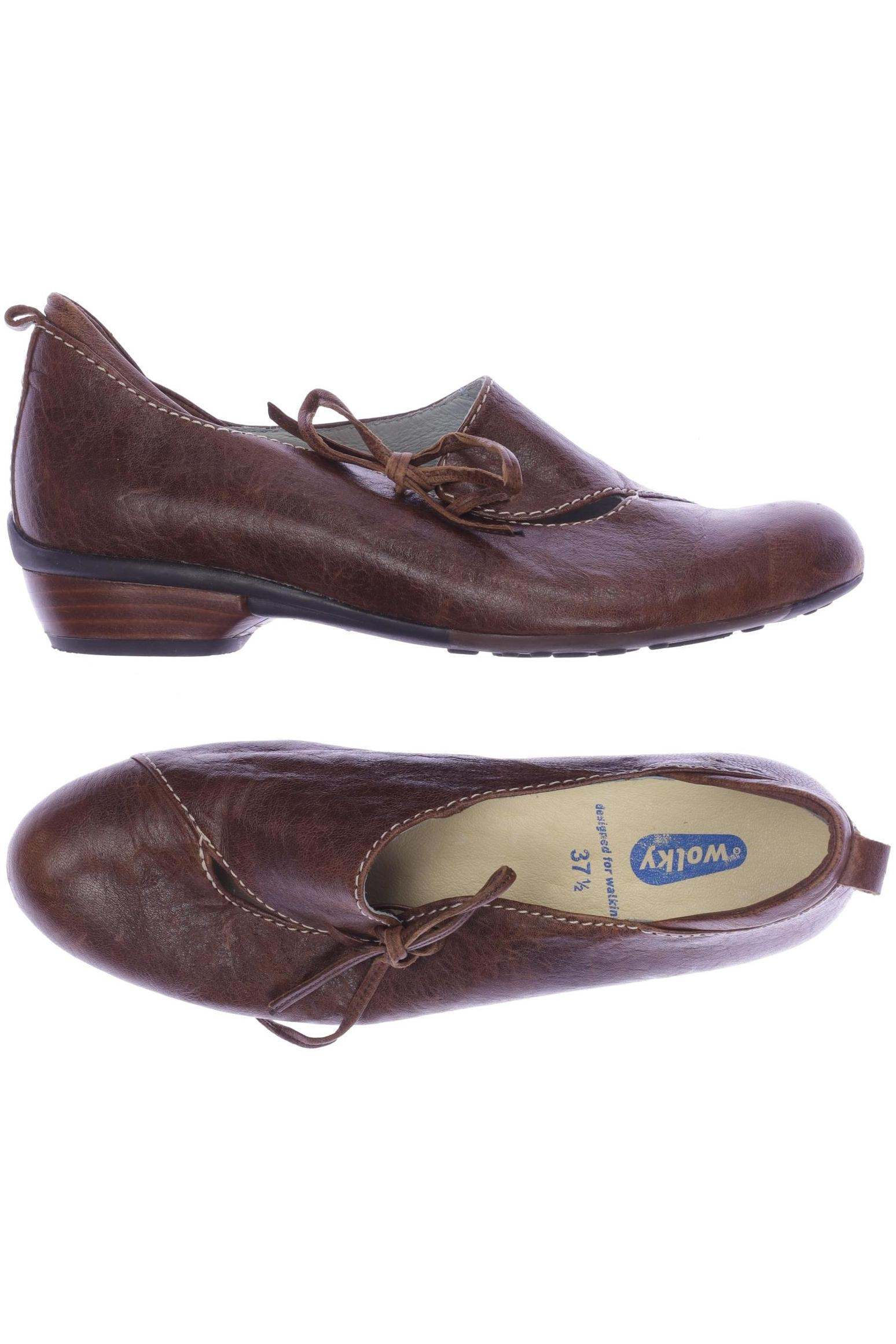 

wolky Damen Halbschuh, braun, Gr. 37.5