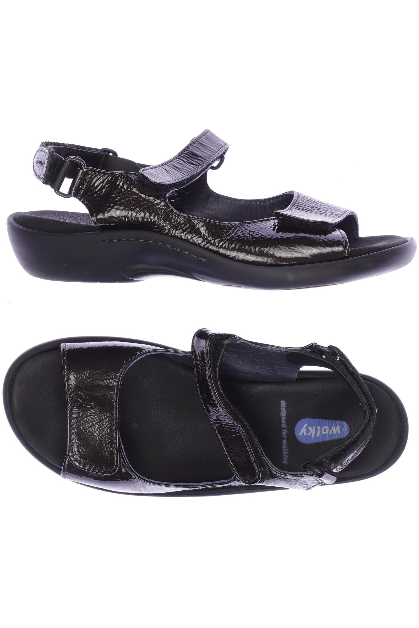 

wolky Damen Sandale, schwarz, Gr. 39