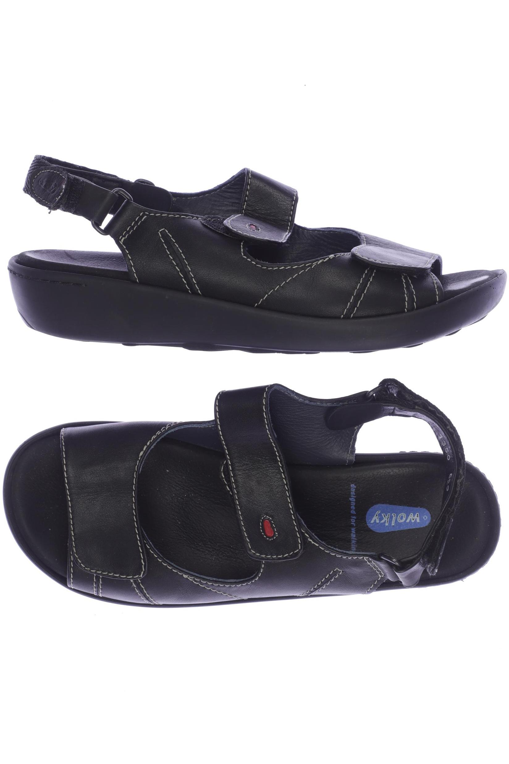 

wolky Damen Sandale, schwarz
