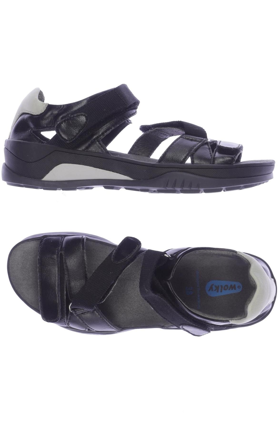 

wolky Damen Sandale, schwarz