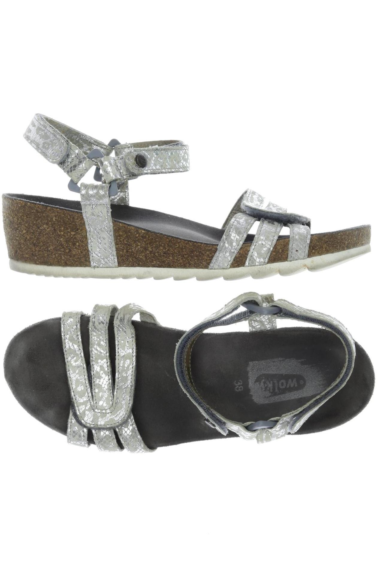 

wolky Damen Sandale, grau, Gr. 38