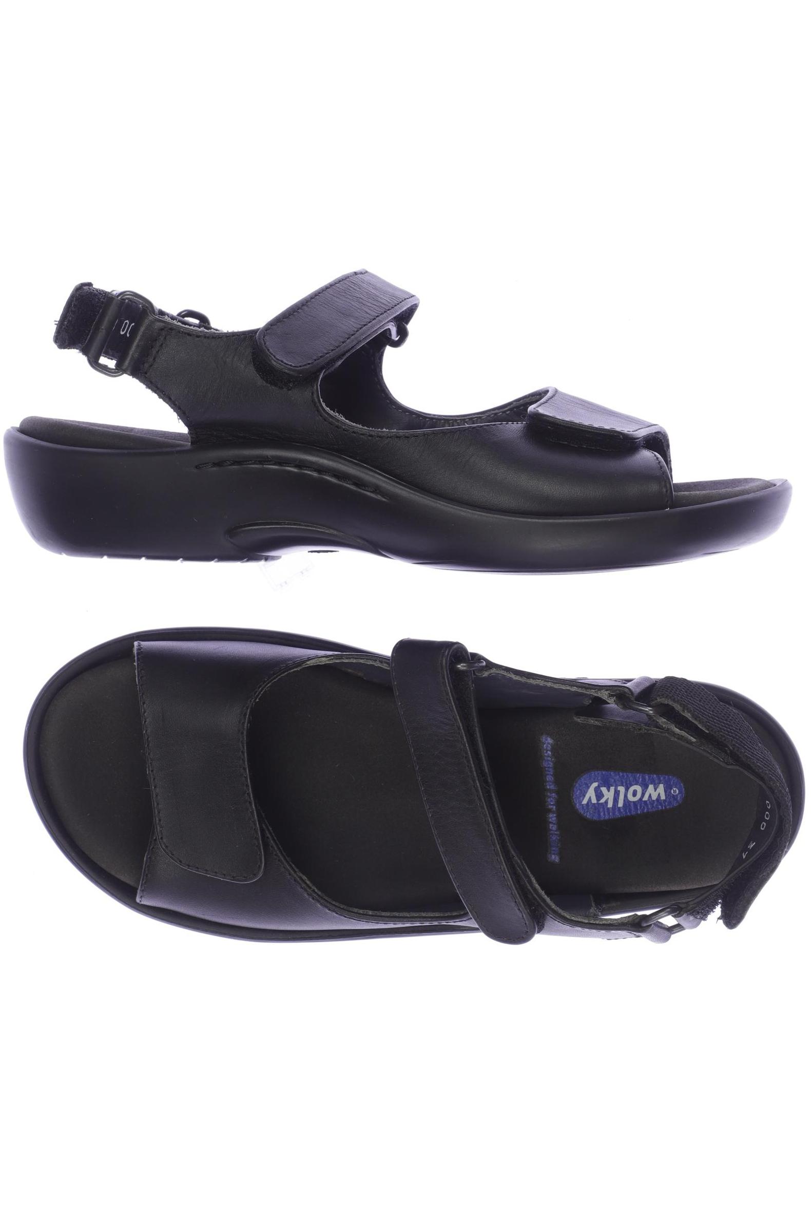 

wolky Damen Sandale, schwarz, Gr. 37