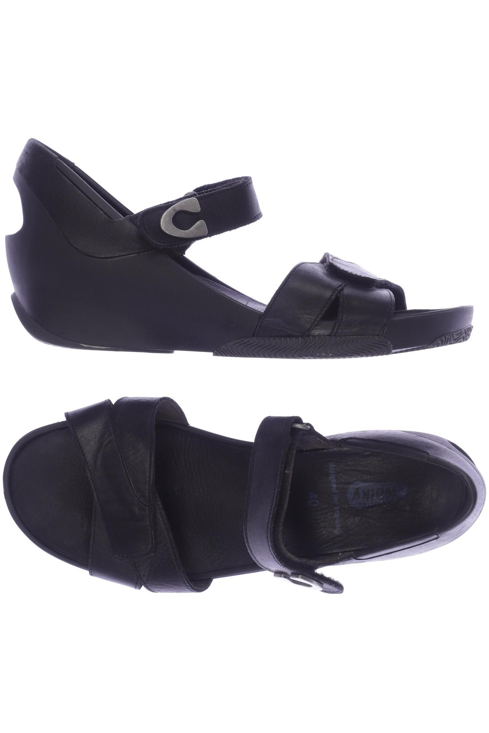 

wolky Damen Sandale, schwarz