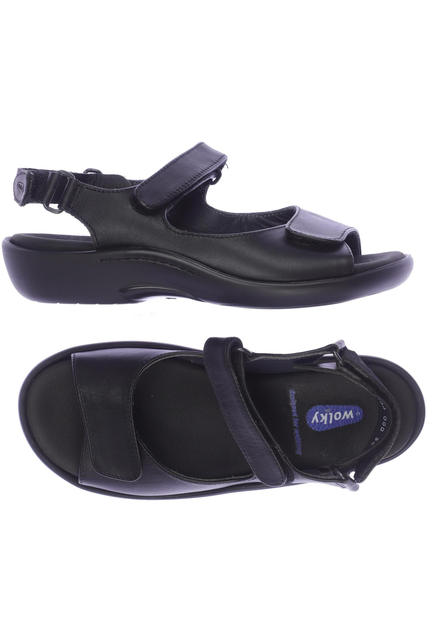 

wolky Damen Sandale, schwarz, Gr. 38