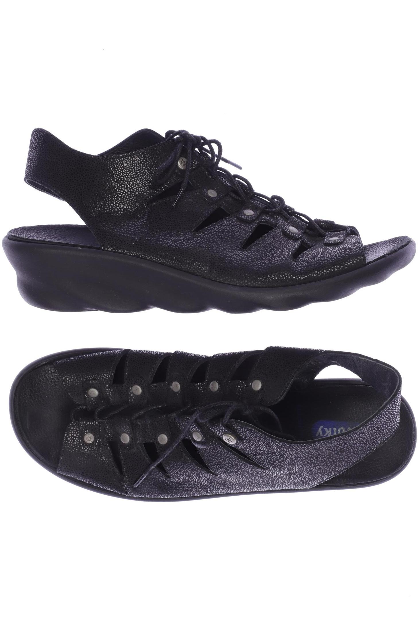 

wolky Damen Sandale, schwarz, Gr. 41