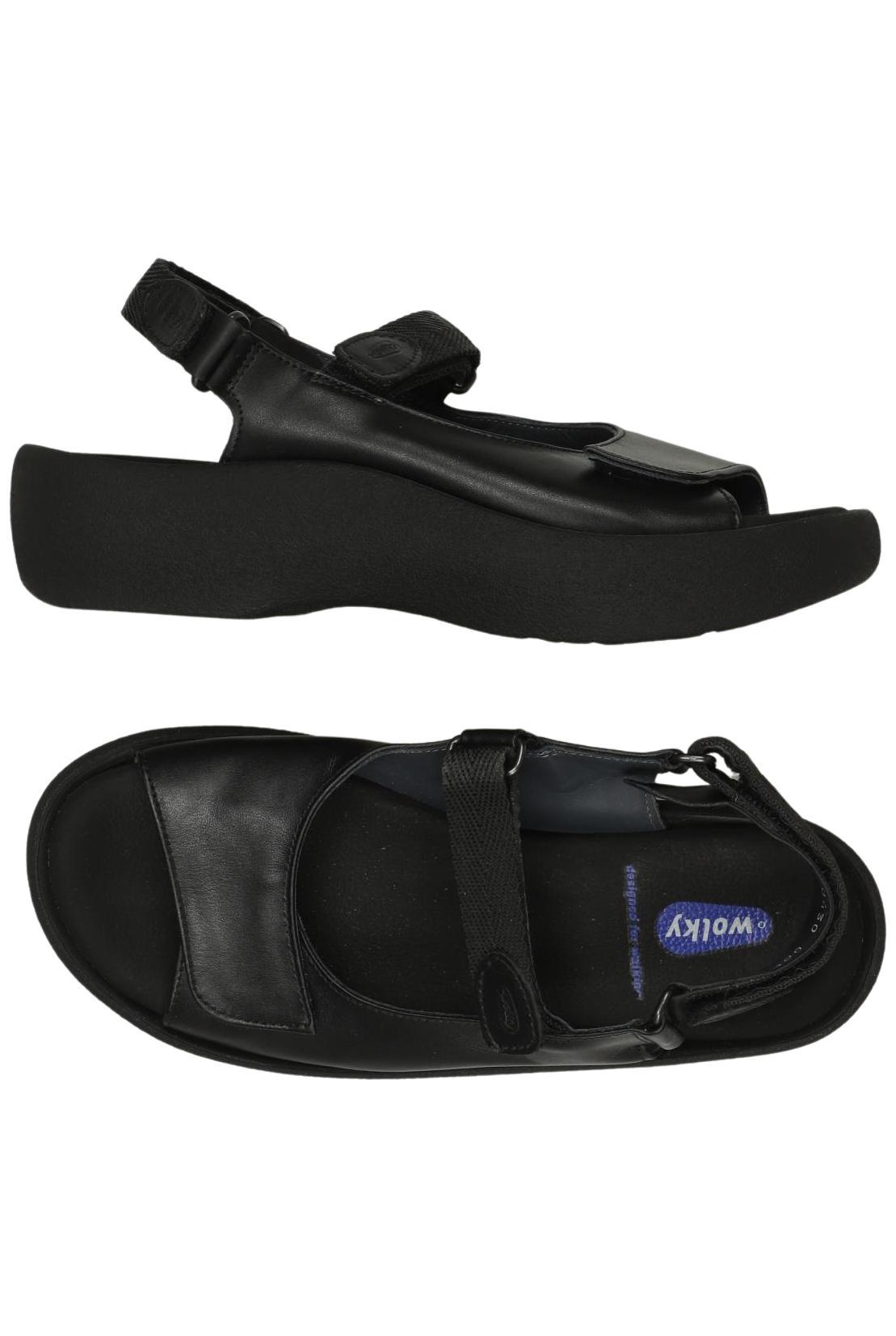 

wolky Damen Sandale, schwarz, Gr. 39