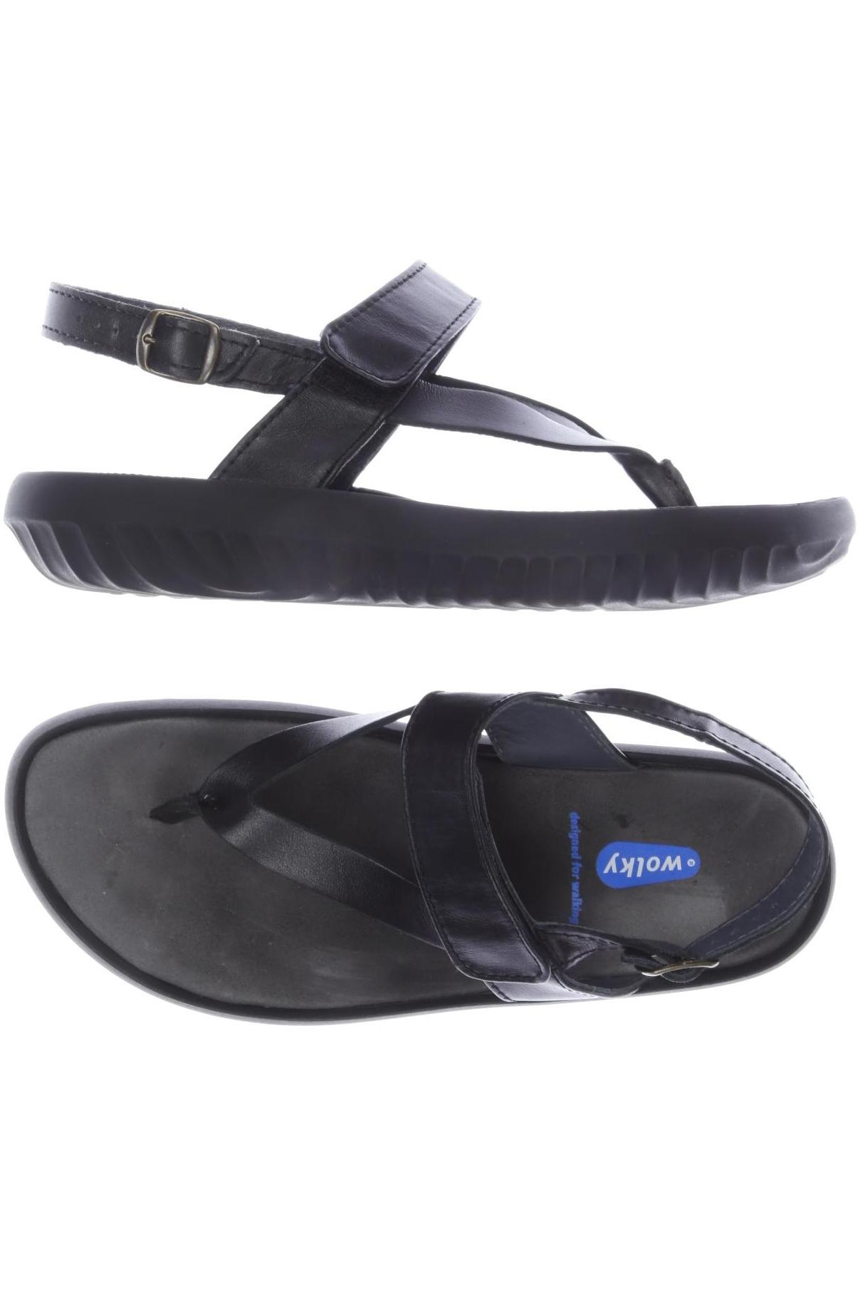 

wolky Damen Sandale, schwarz, Gr. 39