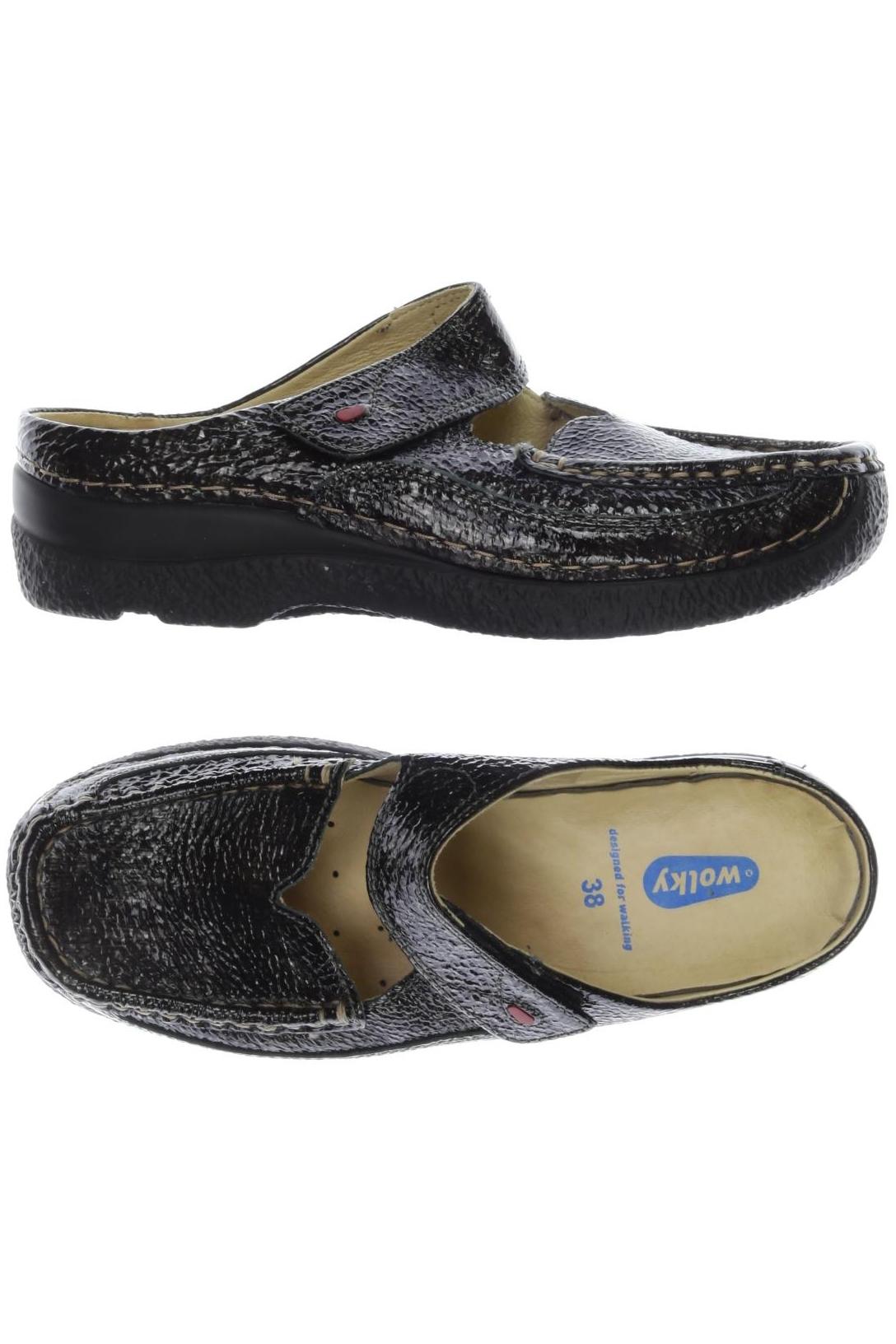 

wolky Damen Sandale, schwarz, Gr. 38