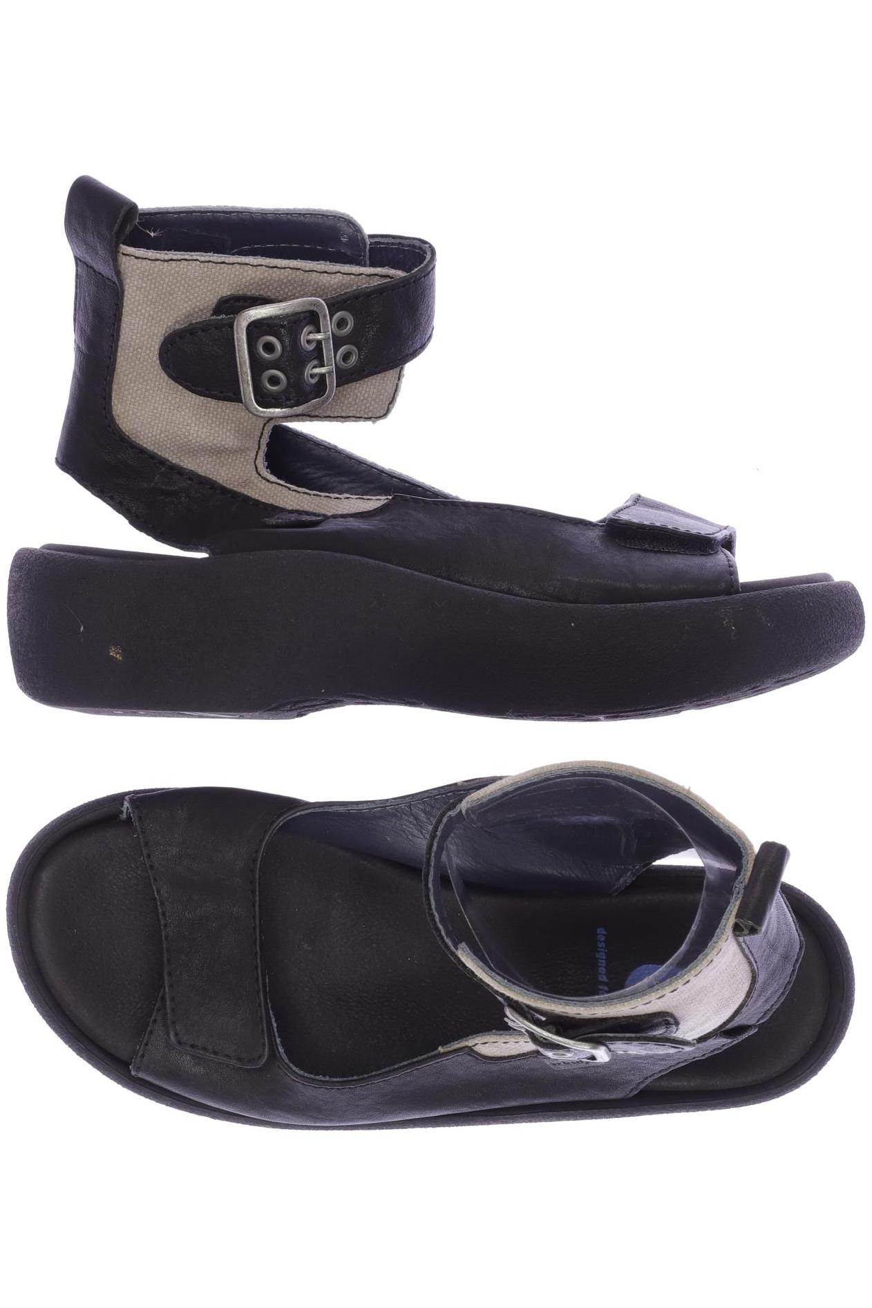 

wolky Damen Sandale, schwarz, Gr. 39