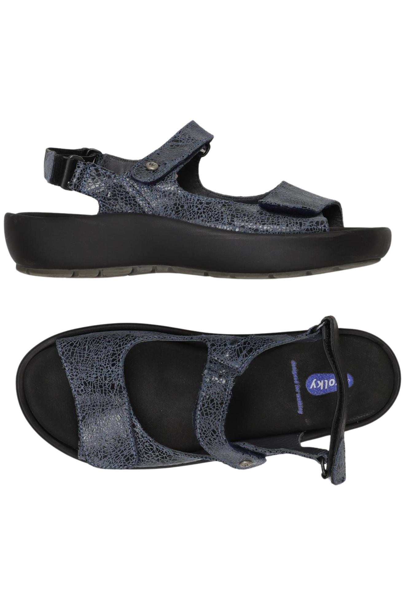 

wolky Damen Sandale, marineblau, Gr. 43