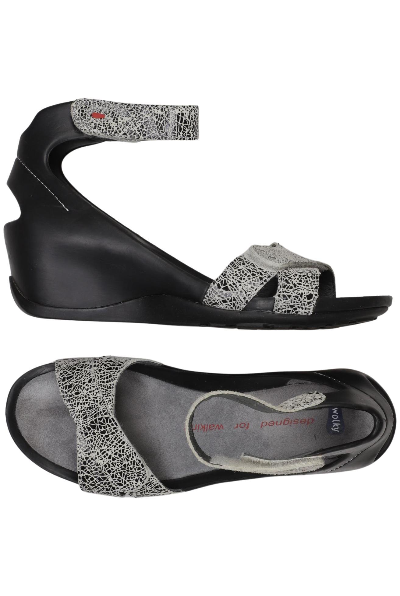 

wolky Damen Sandale, schwarz, Gr. 41