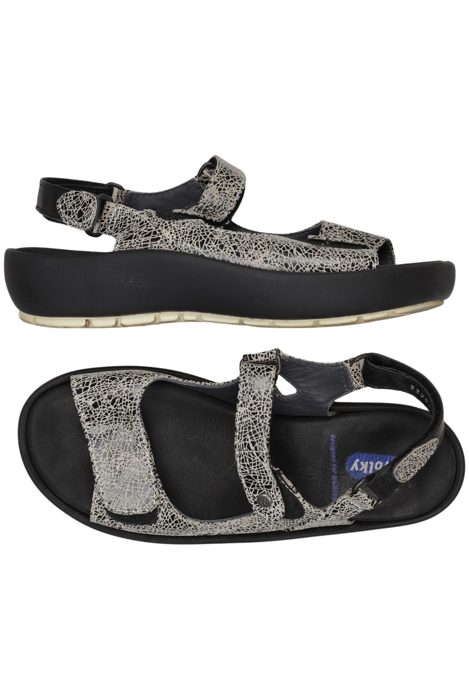 

wolky Damen Sandale, schwarz, Gr. 40