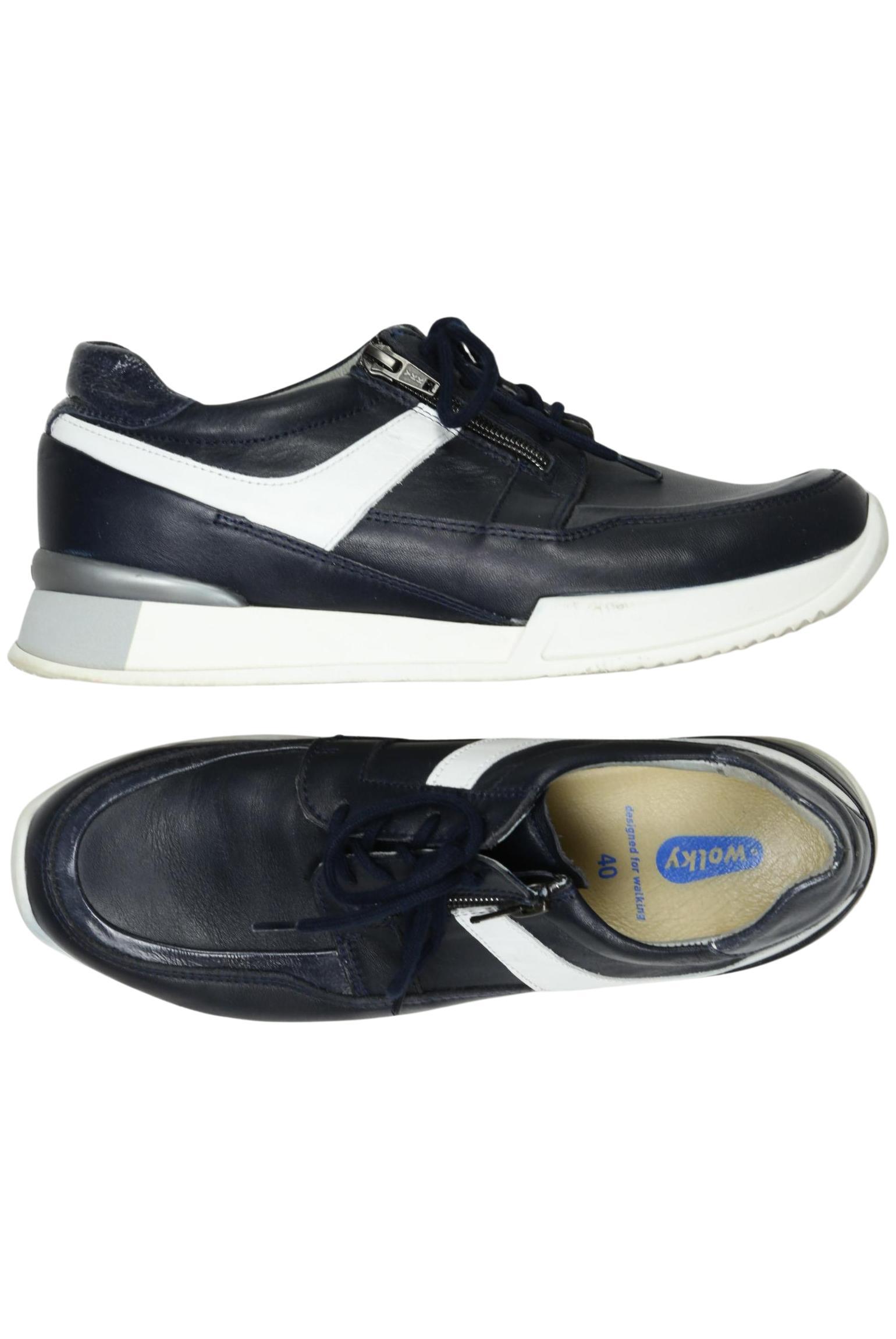 

wolky Damen Sneakers, marineblau, Gr. 40