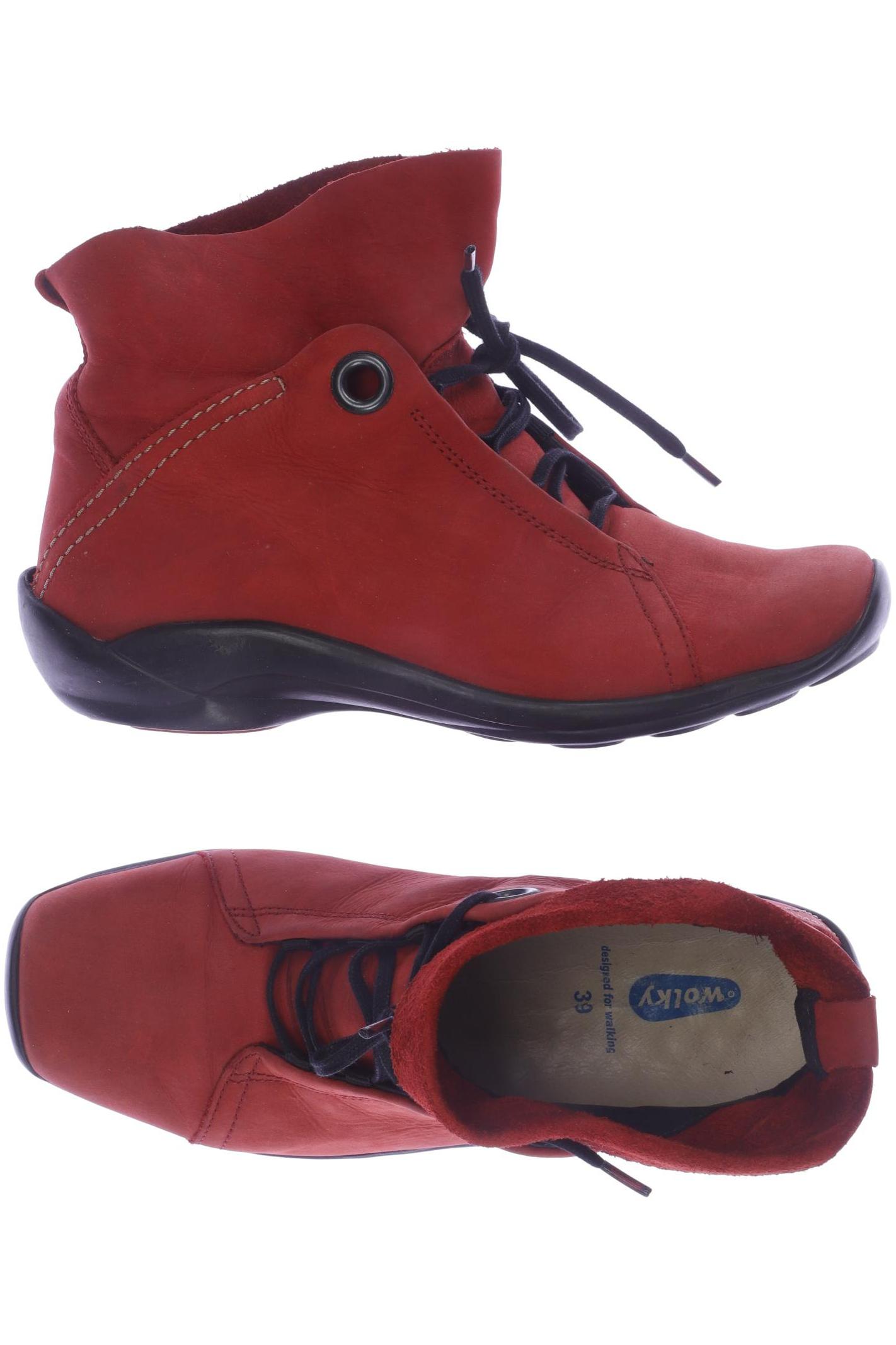 

wolky Damen Sneakers, rot, Gr. 39