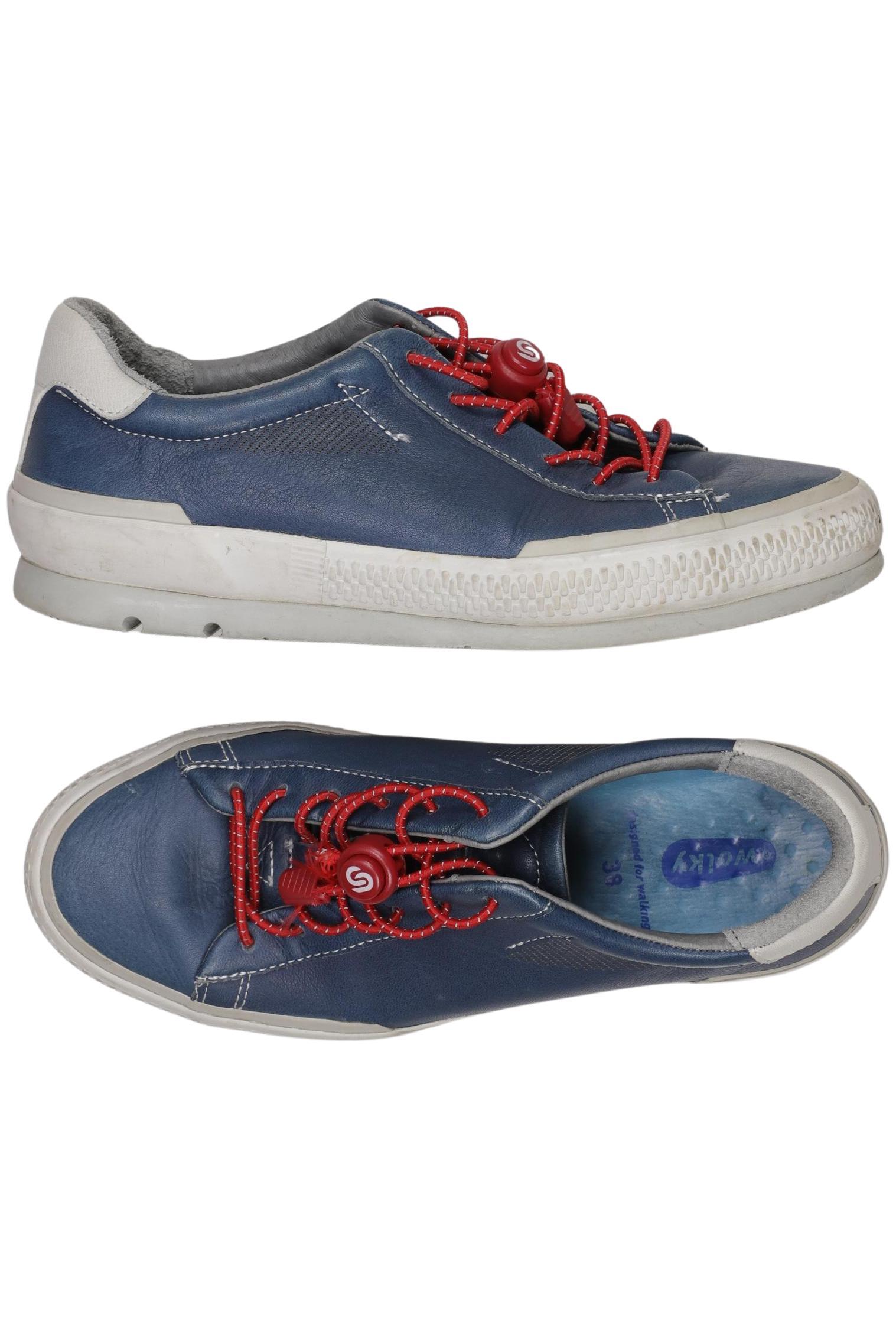 

wolky Damen Sneakers, blau, Gr. 38