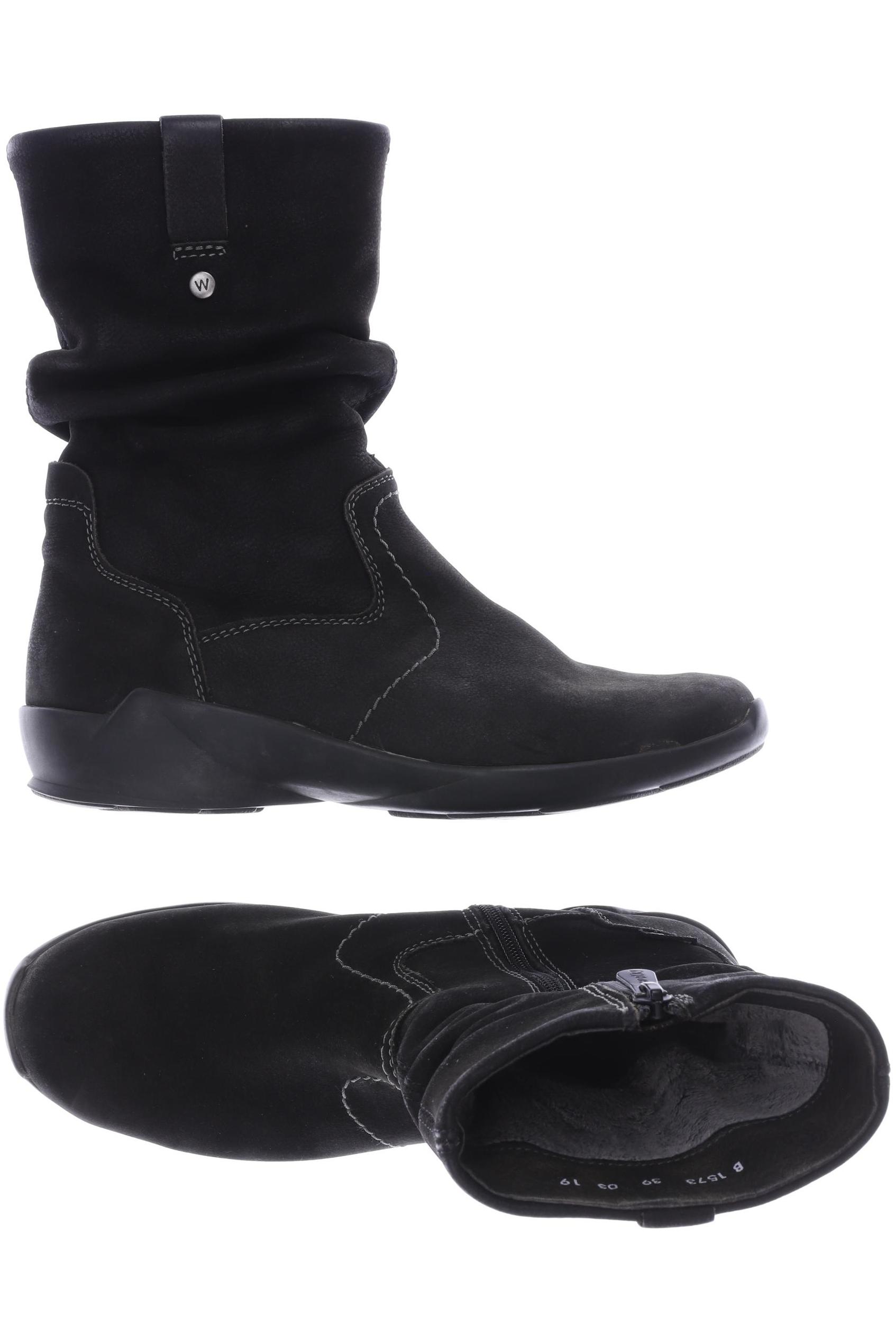 

wolky Damen Stiefel, schwarz