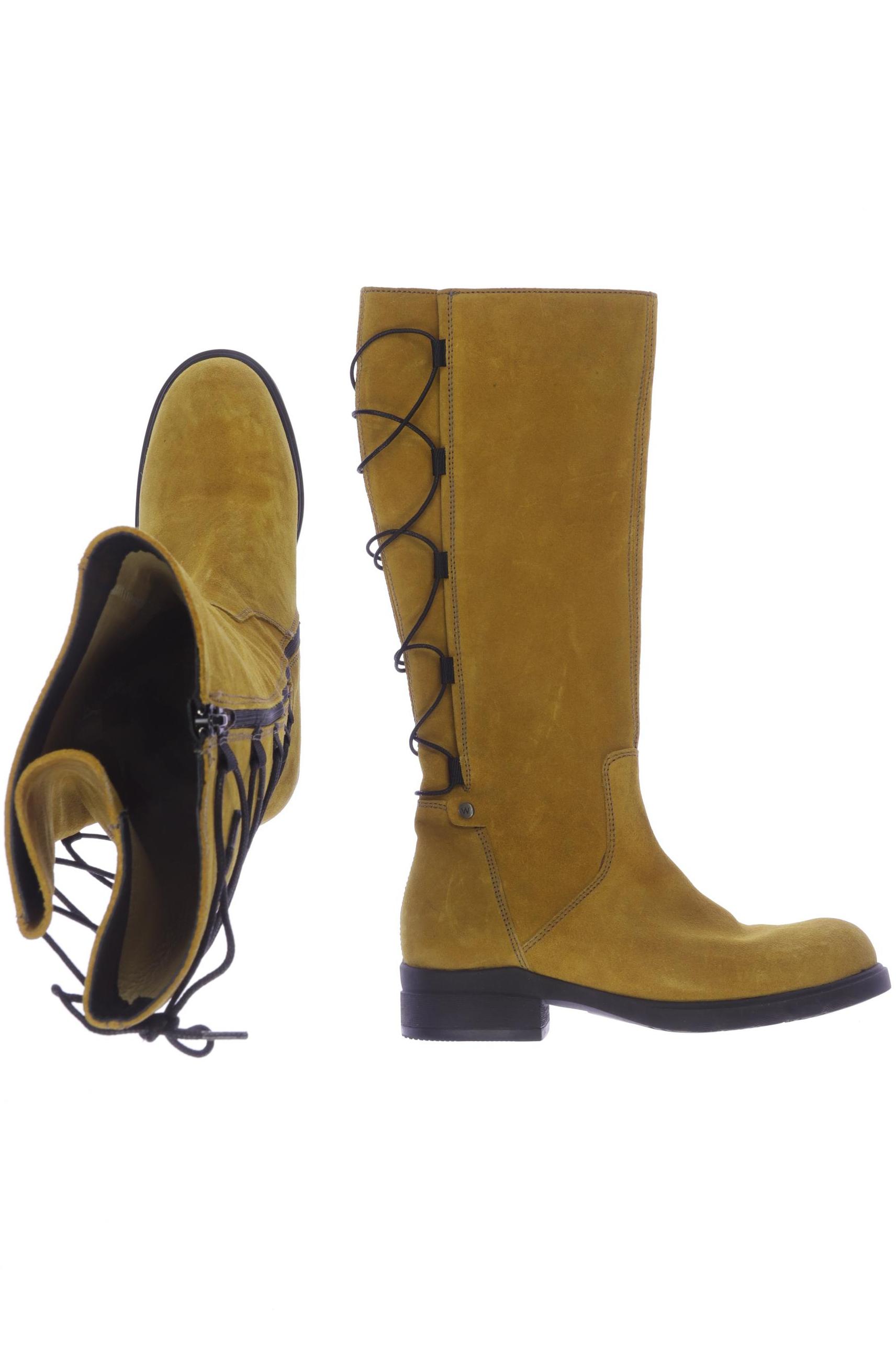 

wolky Damen Stiefel, gelb, Gr. 38