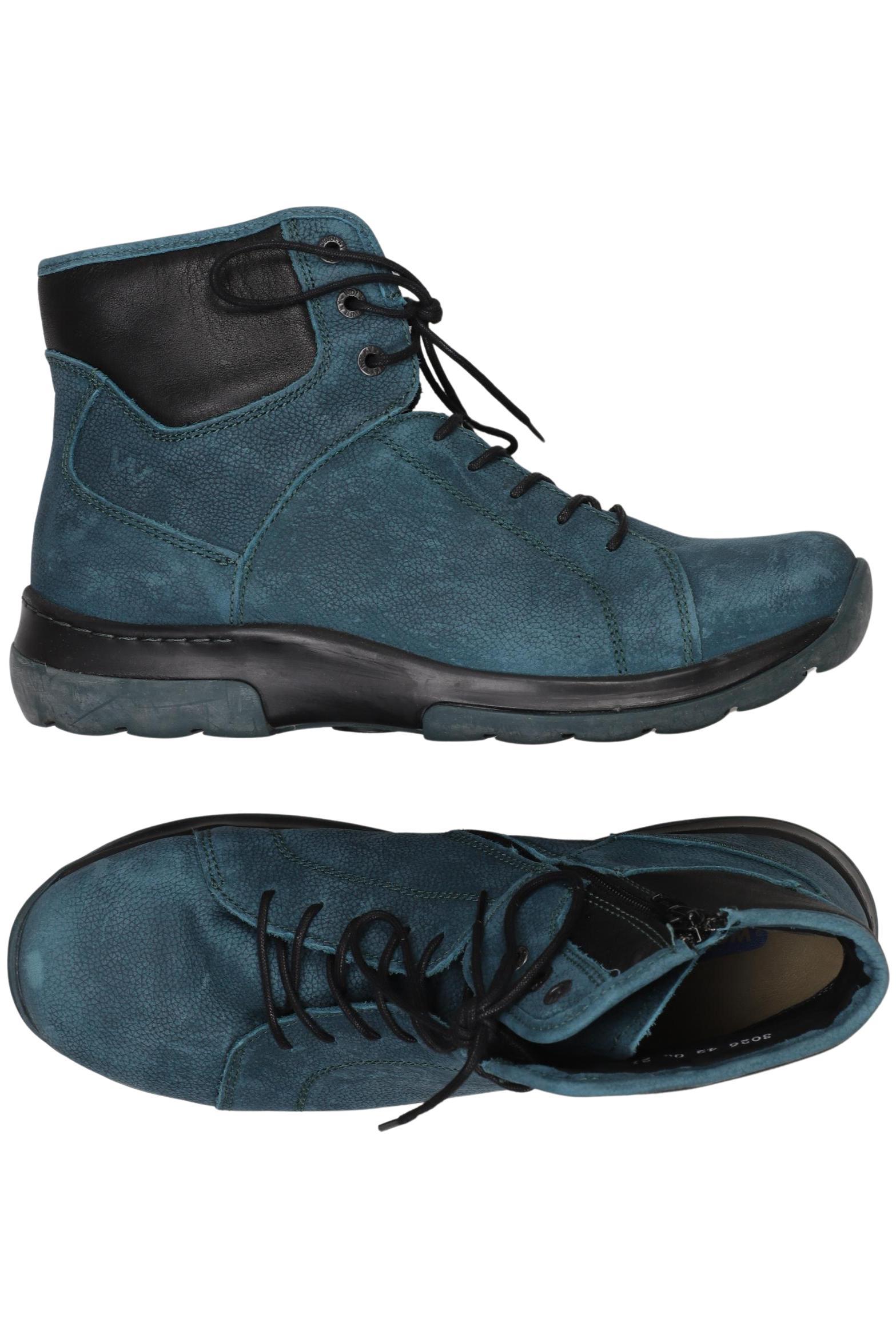 

wolky Damen Stiefelette, türkis, Gr. 42