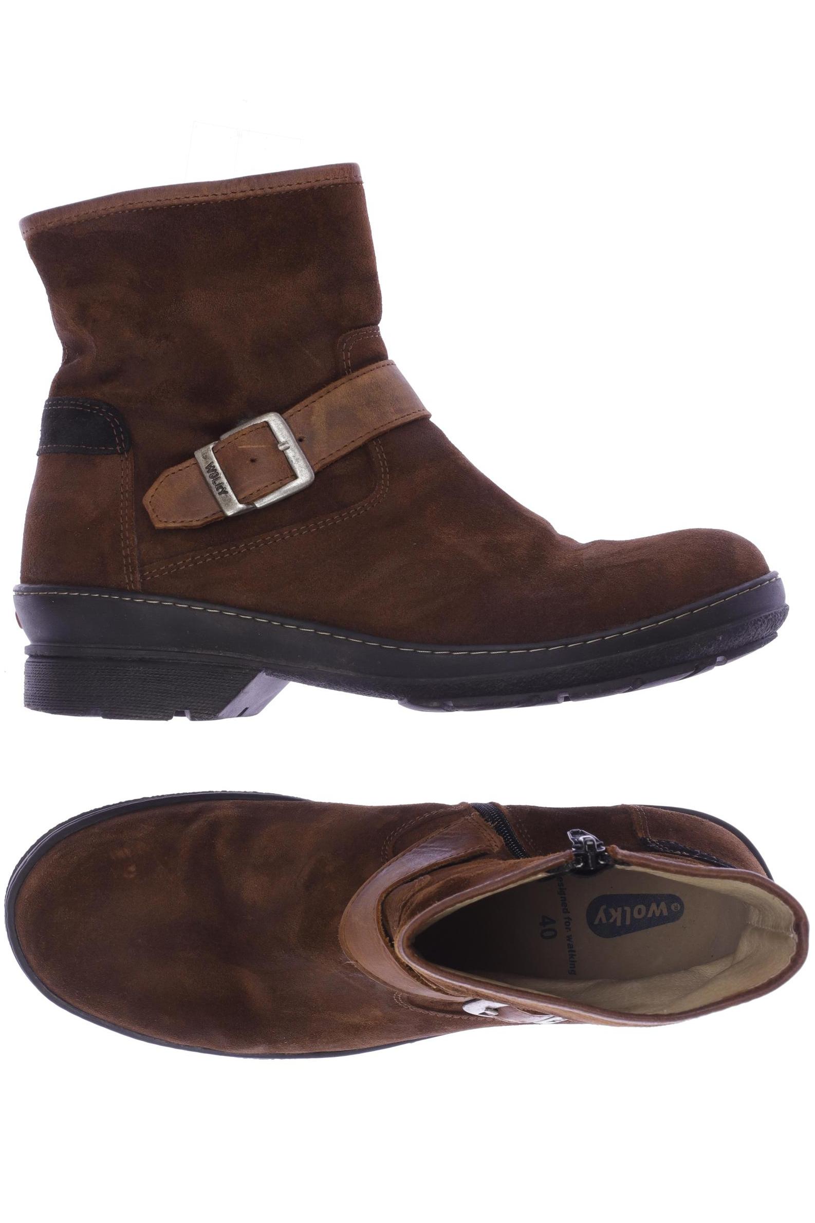

wolky Damen Stiefelette, braun, Gr. 40