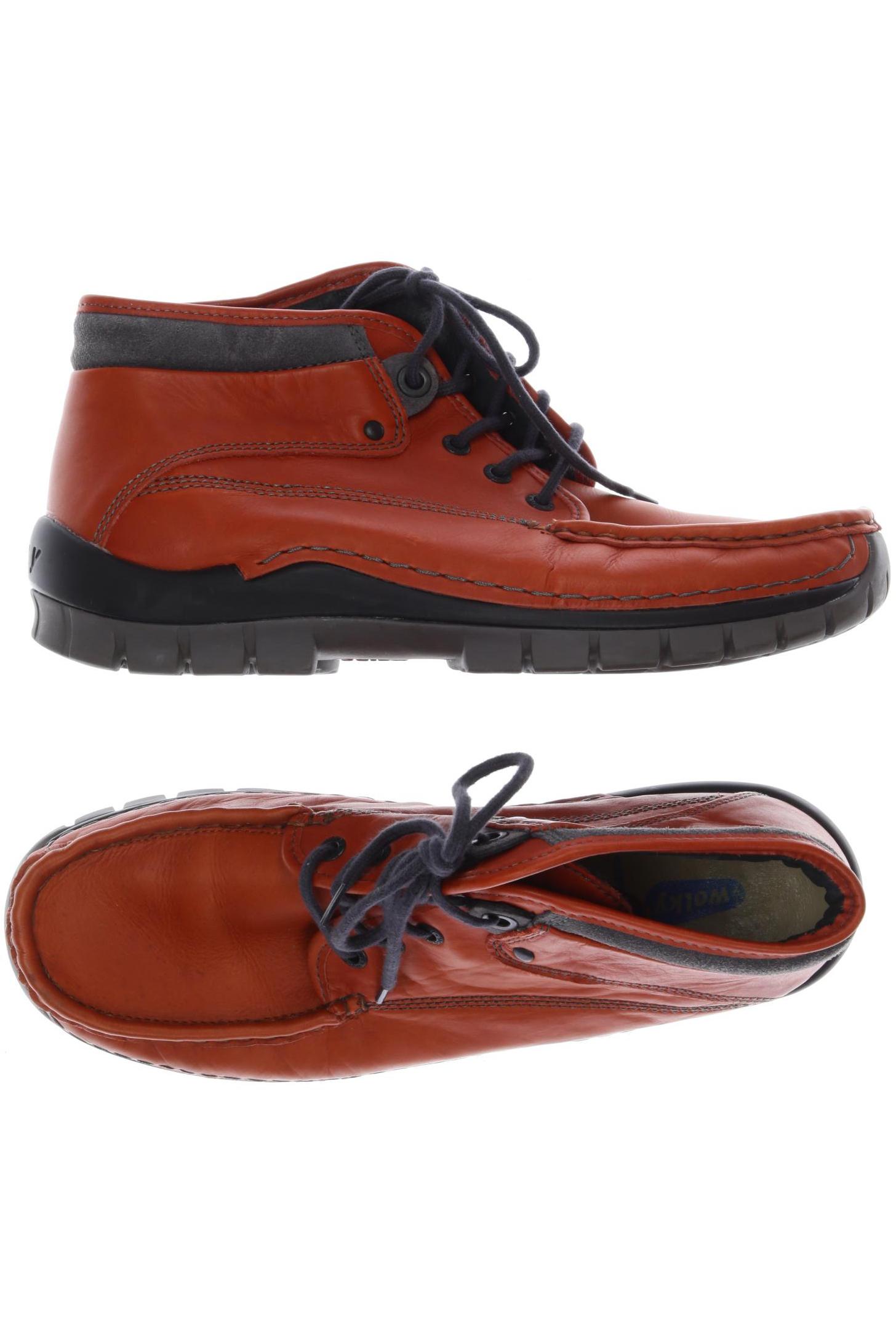 

wolky Damen Stiefelette, orange, Gr. 42