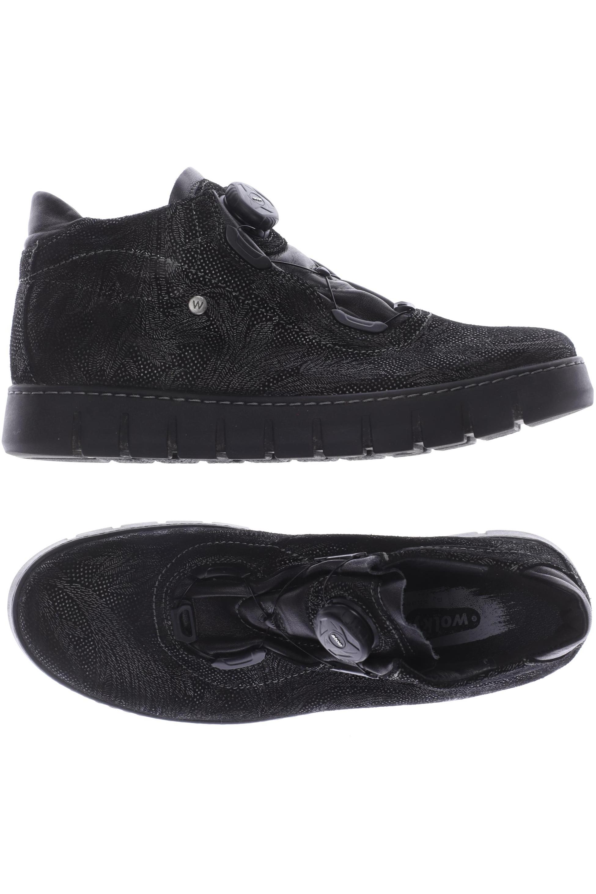 

wolky Damen Stiefelette, schwarz