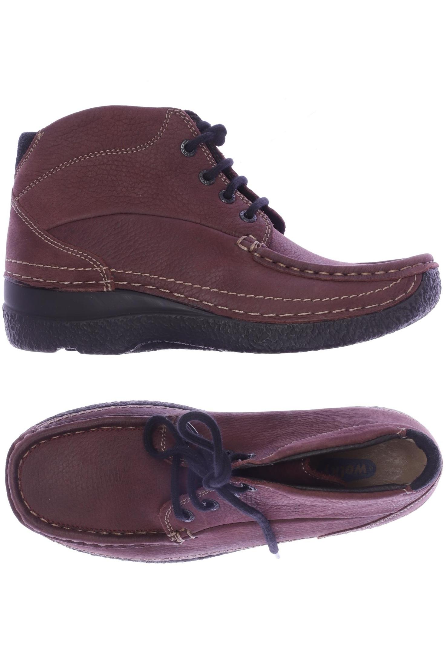 

wolky Damen Stiefelette, bordeaux, Gr. 37