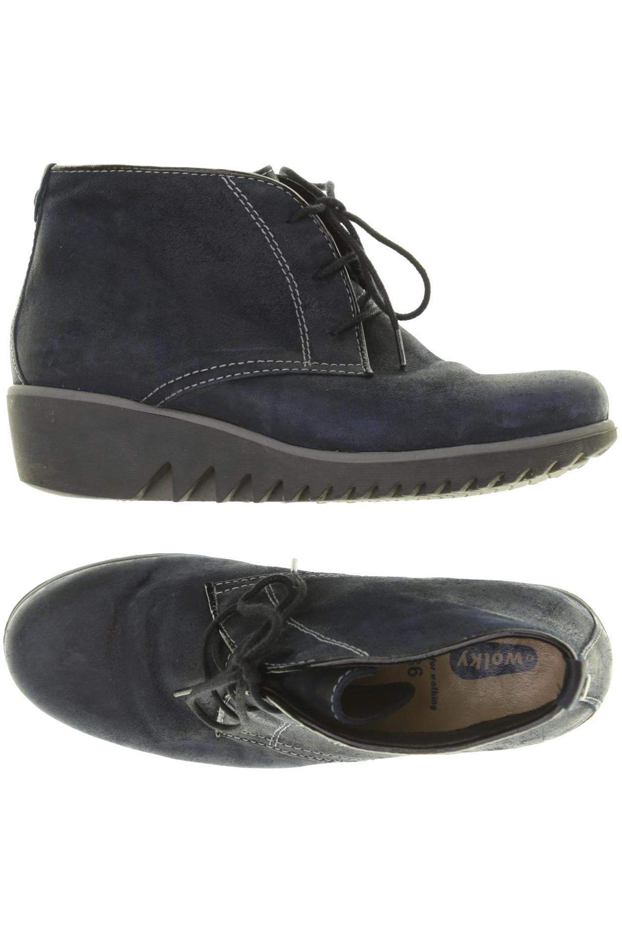 

wolky Damen Stiefelette, blau, Gr. 36