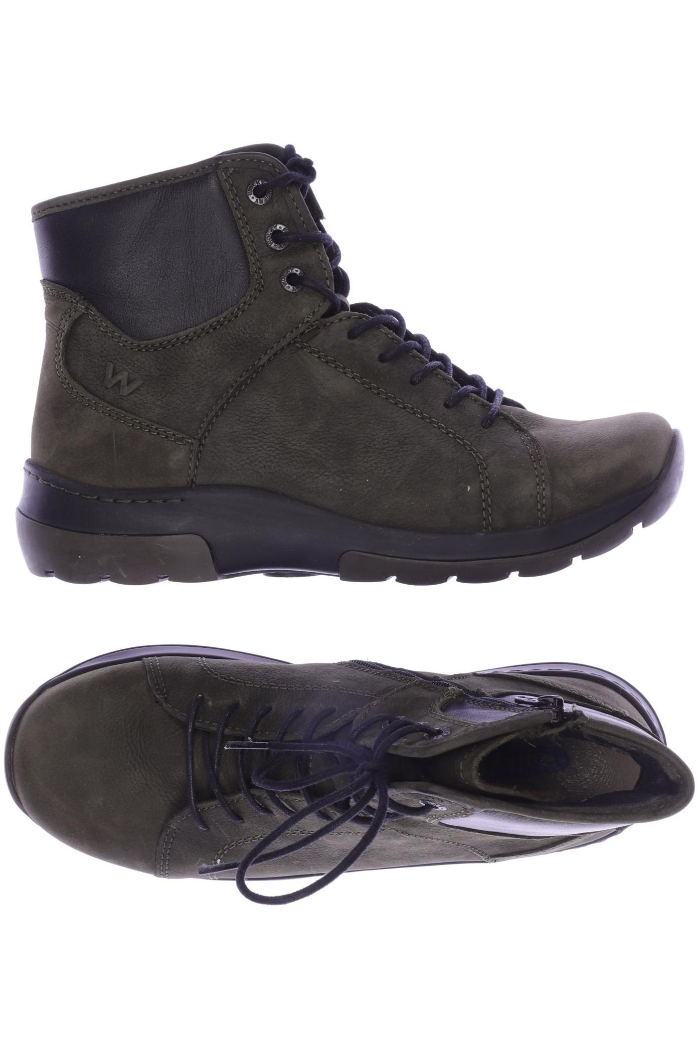

wolky Damen Stiefelette, grün, Gr. 38
