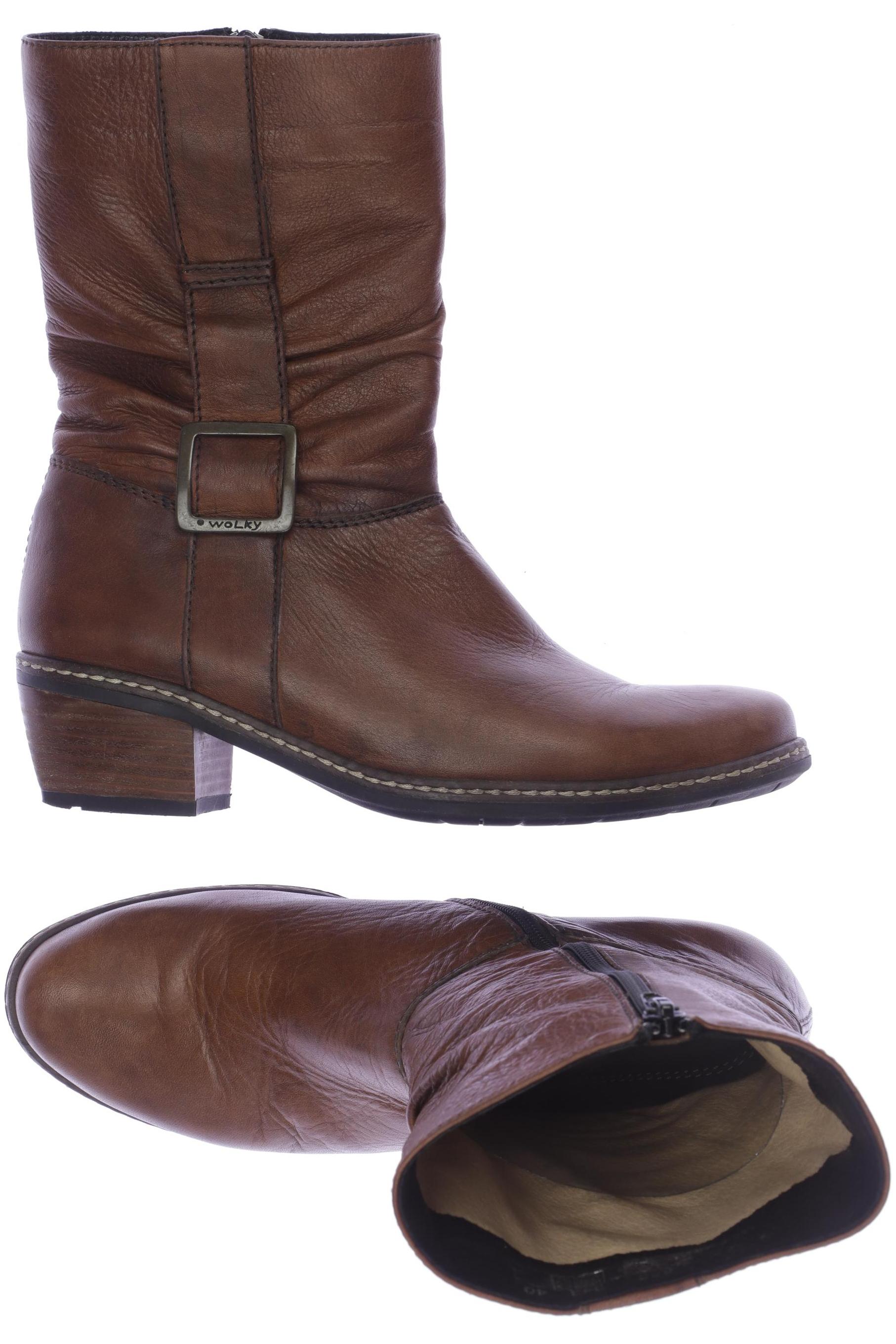 

wolky Damen Stiefelette, braun, Gr. 40