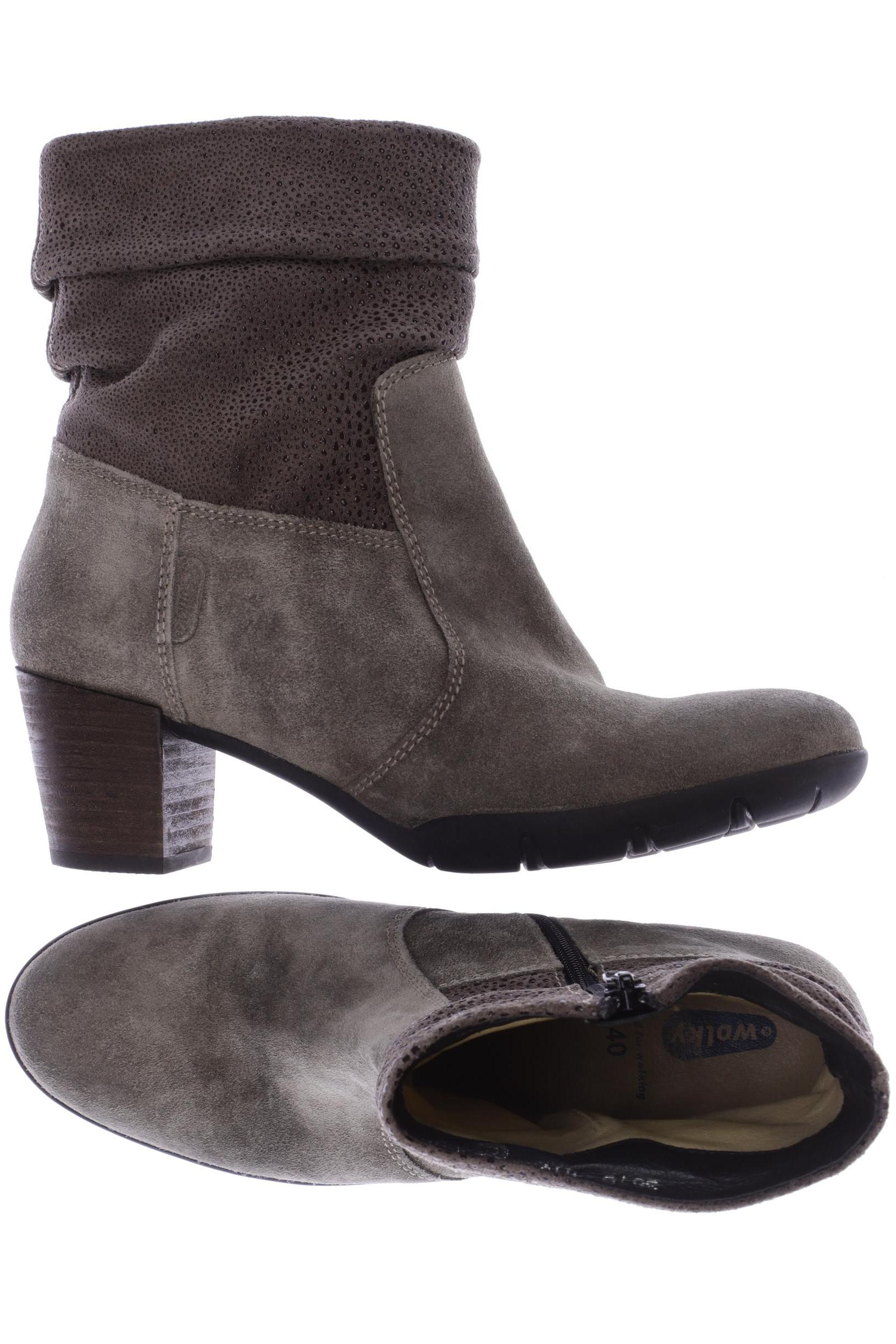

wolky Damen Stiefelette, grau