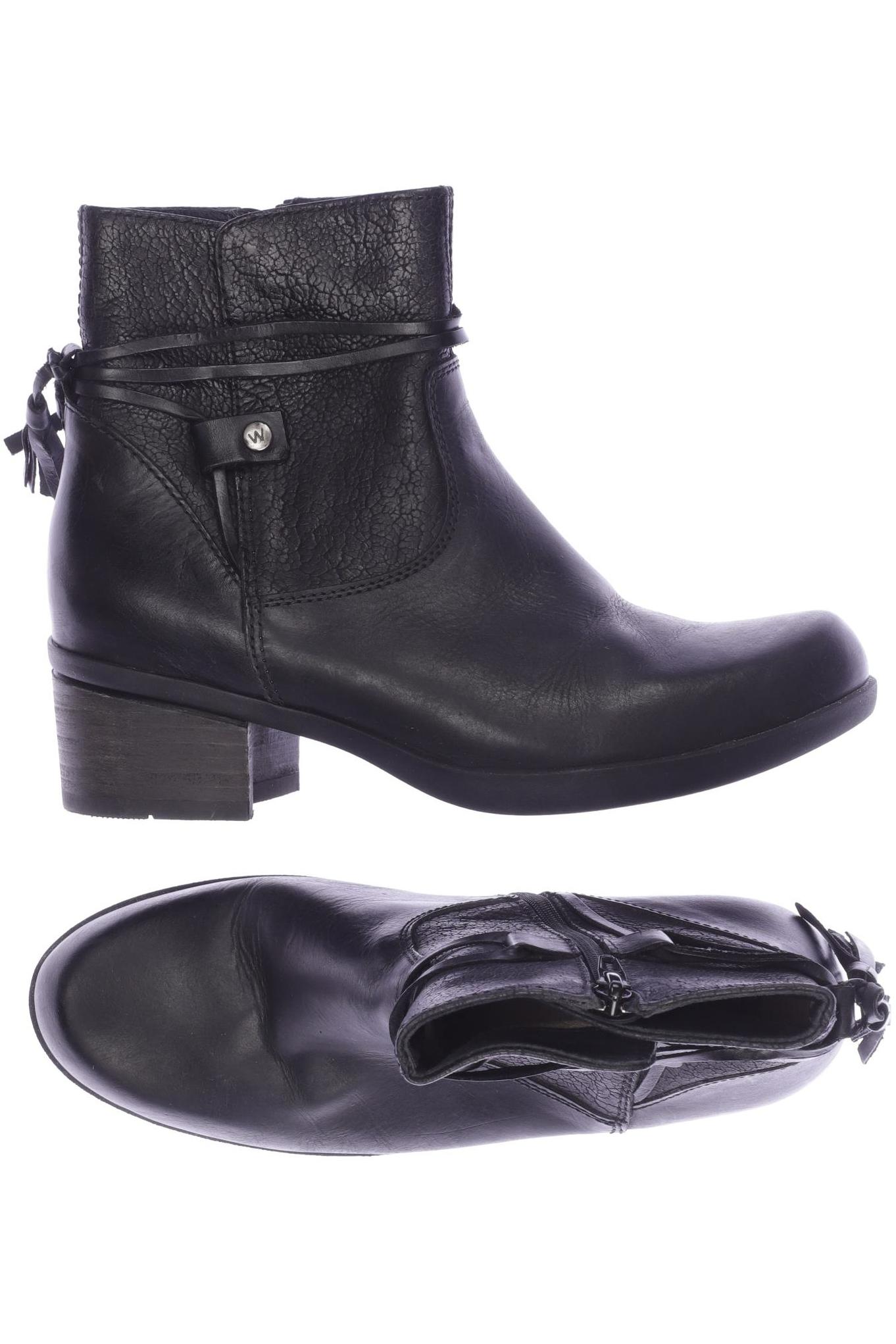 

wolky Damen Stiefelette, schwarz