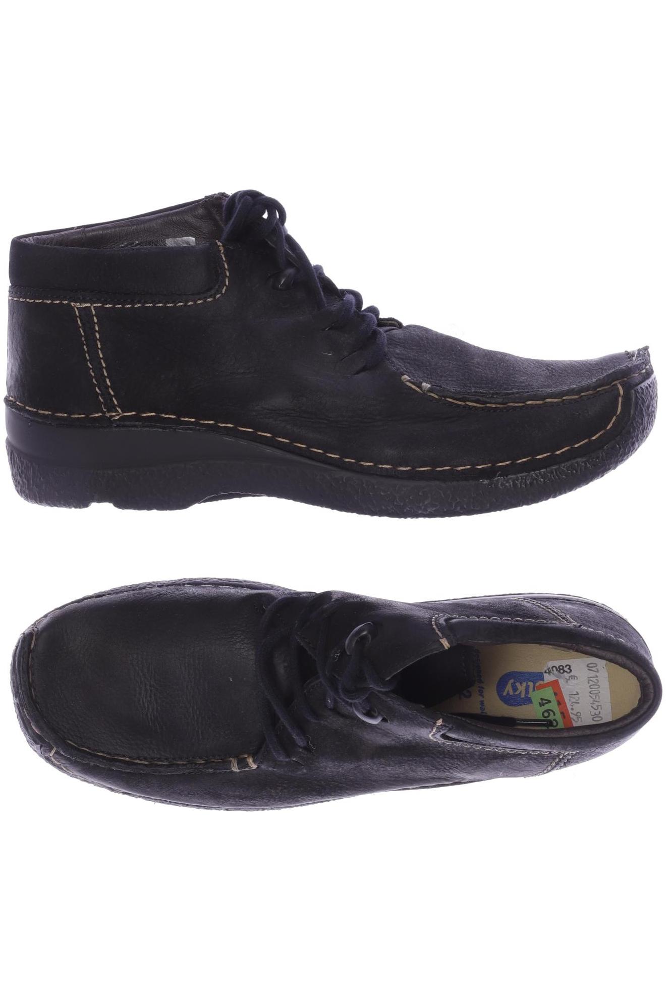 

wolky Damen Stiefelette, schwarz