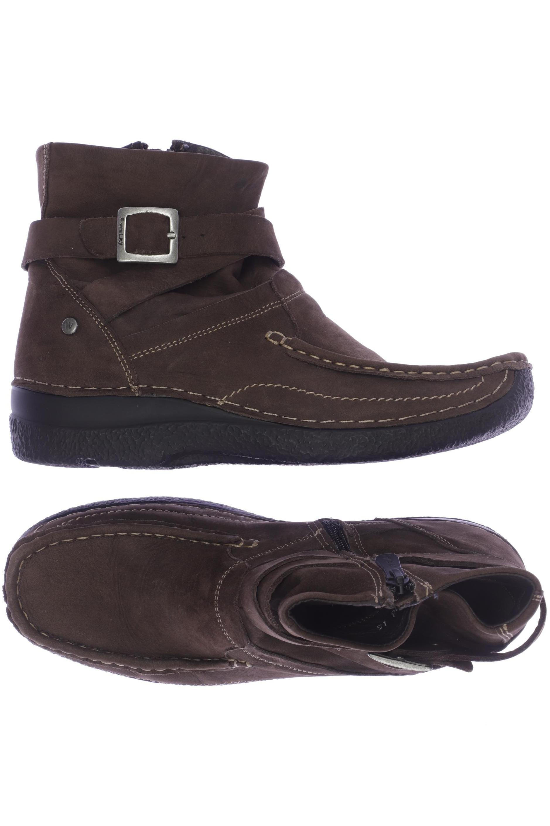 

wolky Damen Stiefelette, braun, Gr. 42