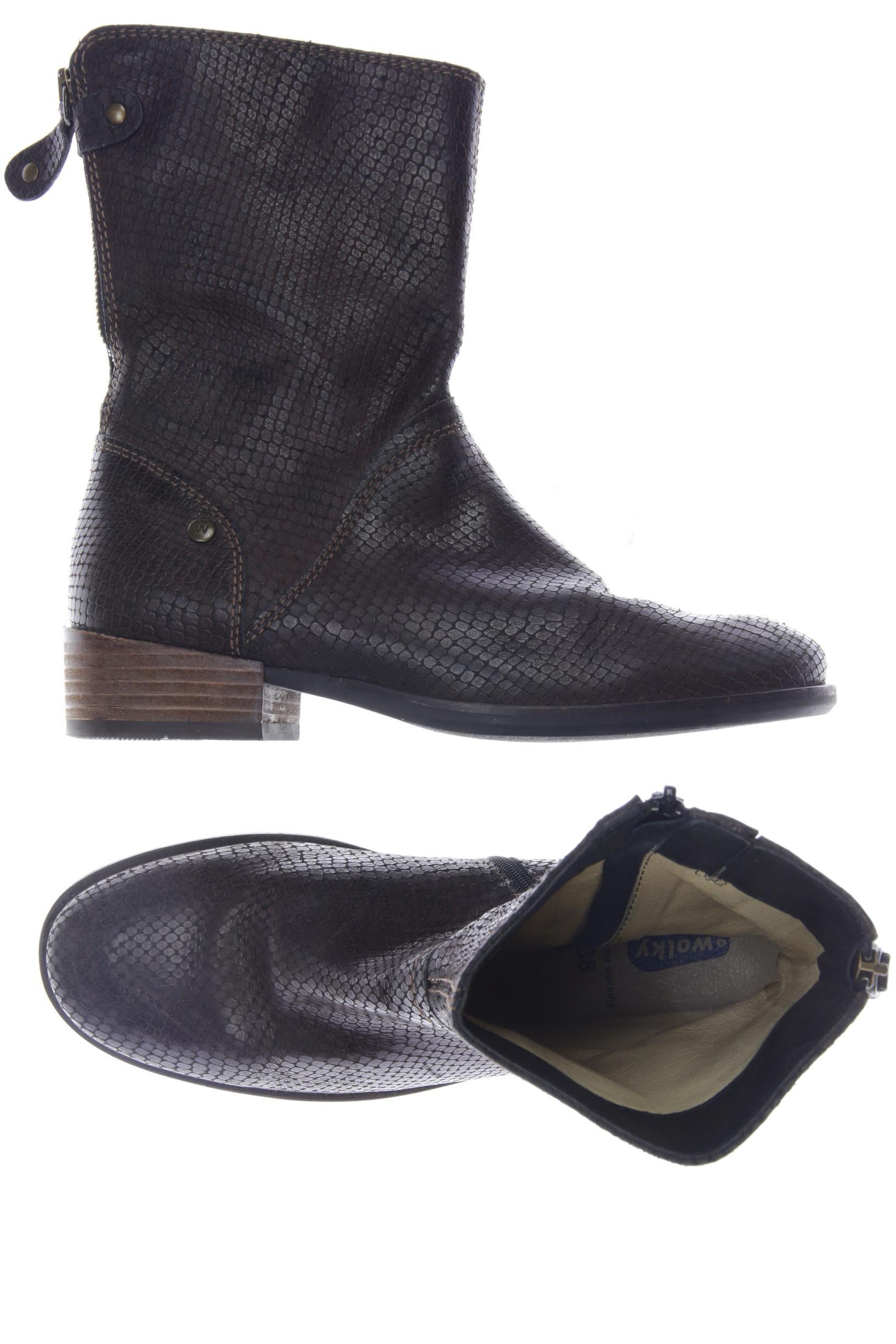 

wolky Damen Stiefelette, braun, Gr. 38