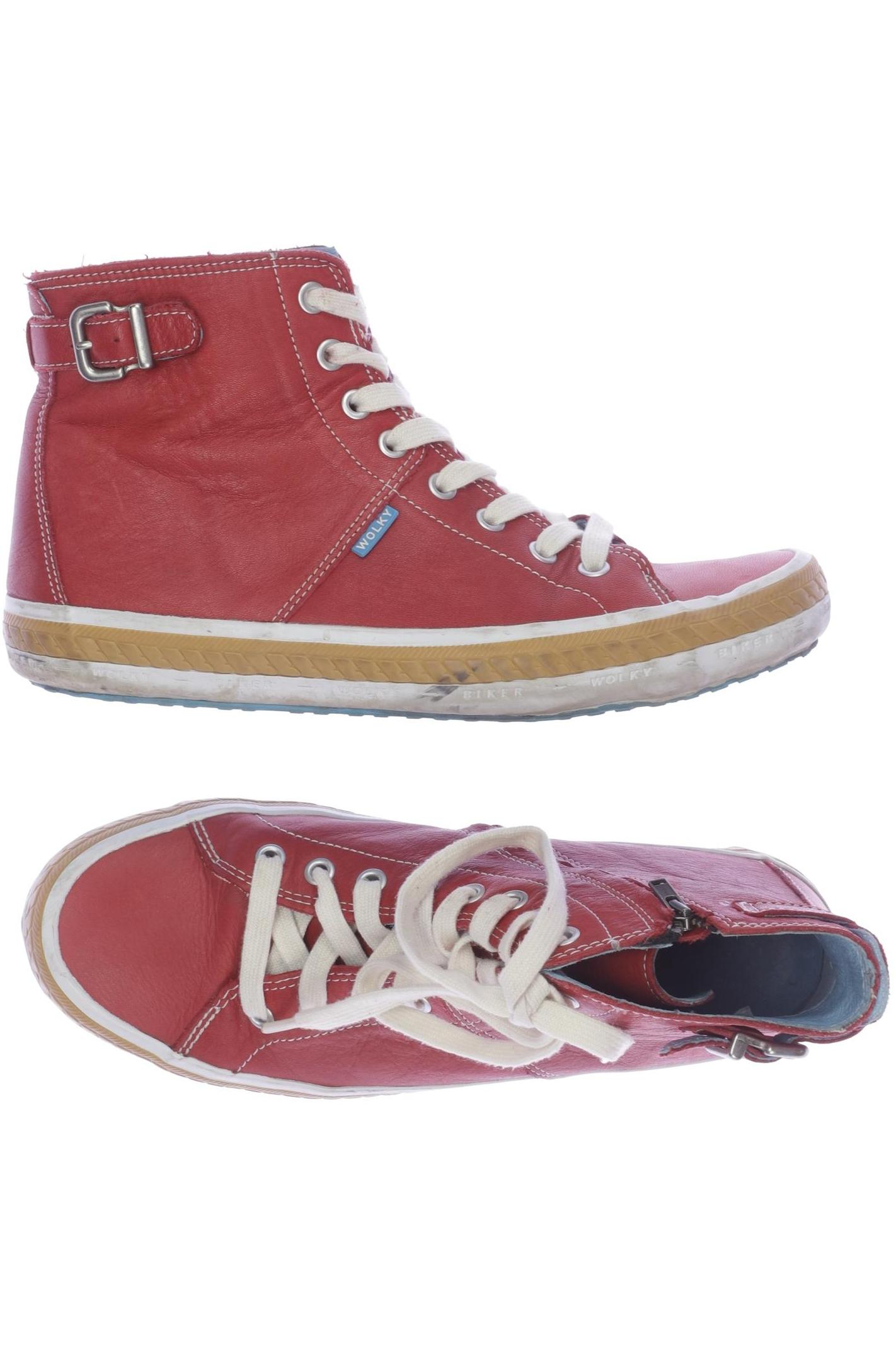 

wolky Damen Stiefelette, rot, Gr. 40