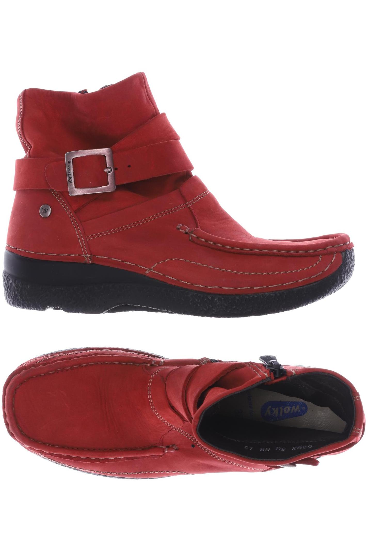 

wolky Damen Stiefelette, rot