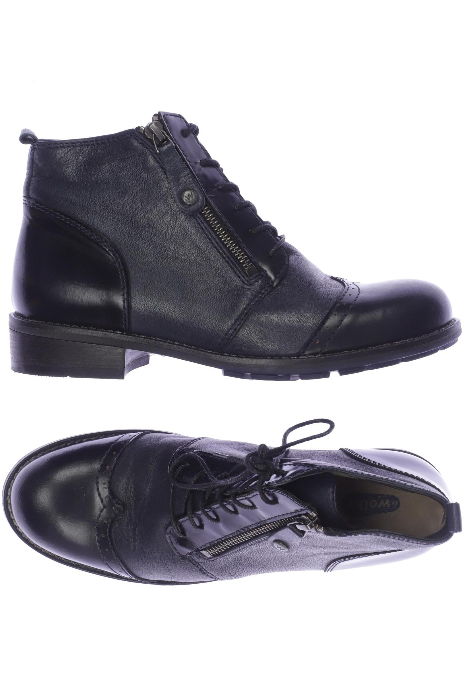 

wolky Damen Stiefelette, marineblau, Gr. 39