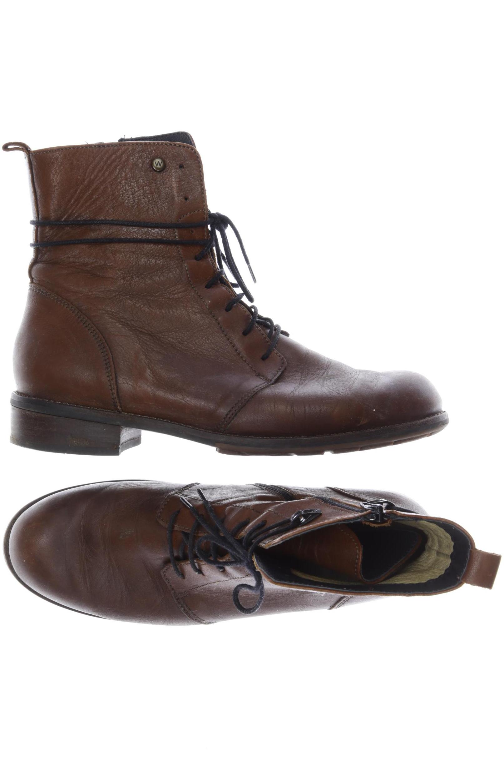 

wolky Damen Stiefelette, braun, Gr. 42