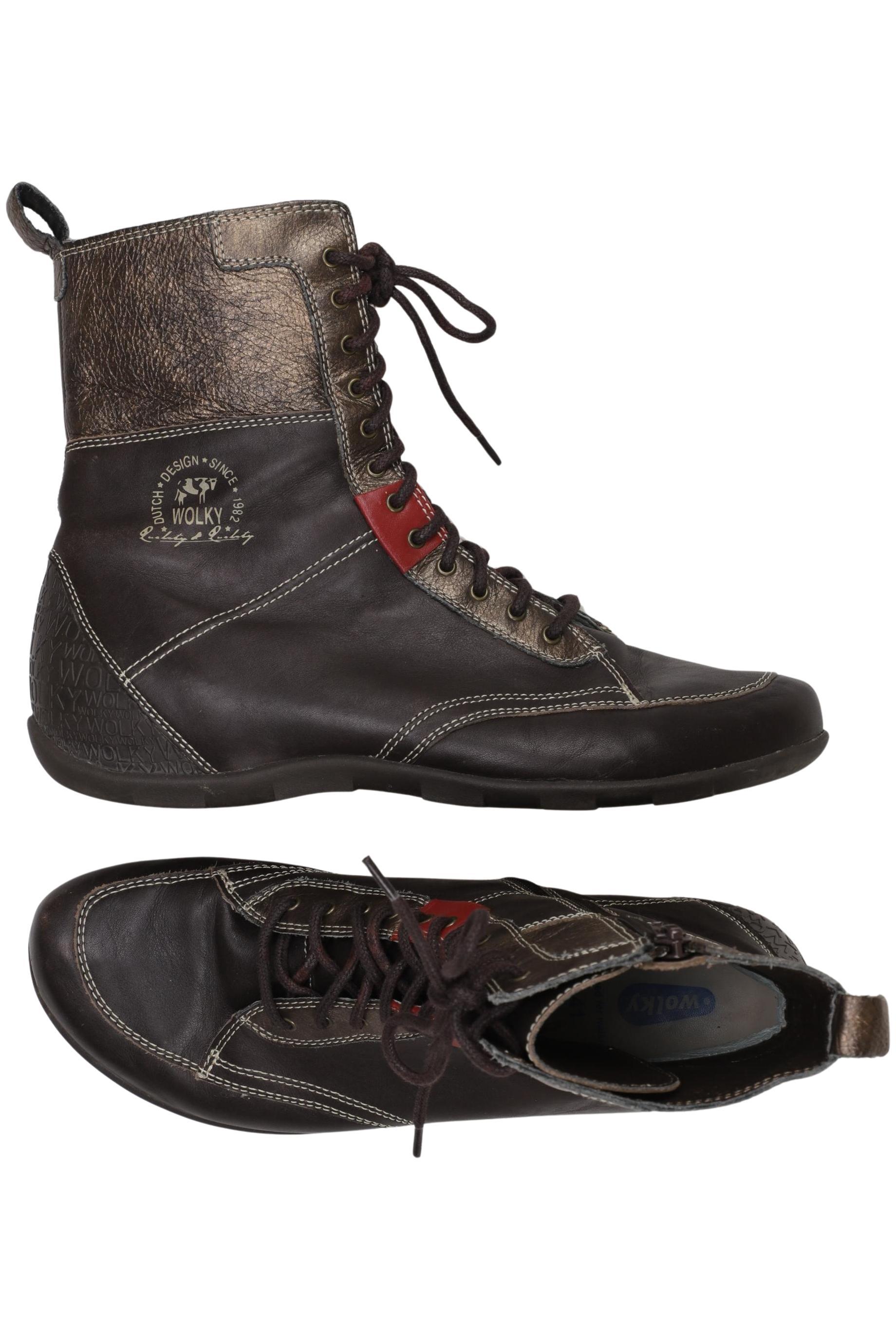 

wolky Damen Stiefelette, braun, Gr. 41