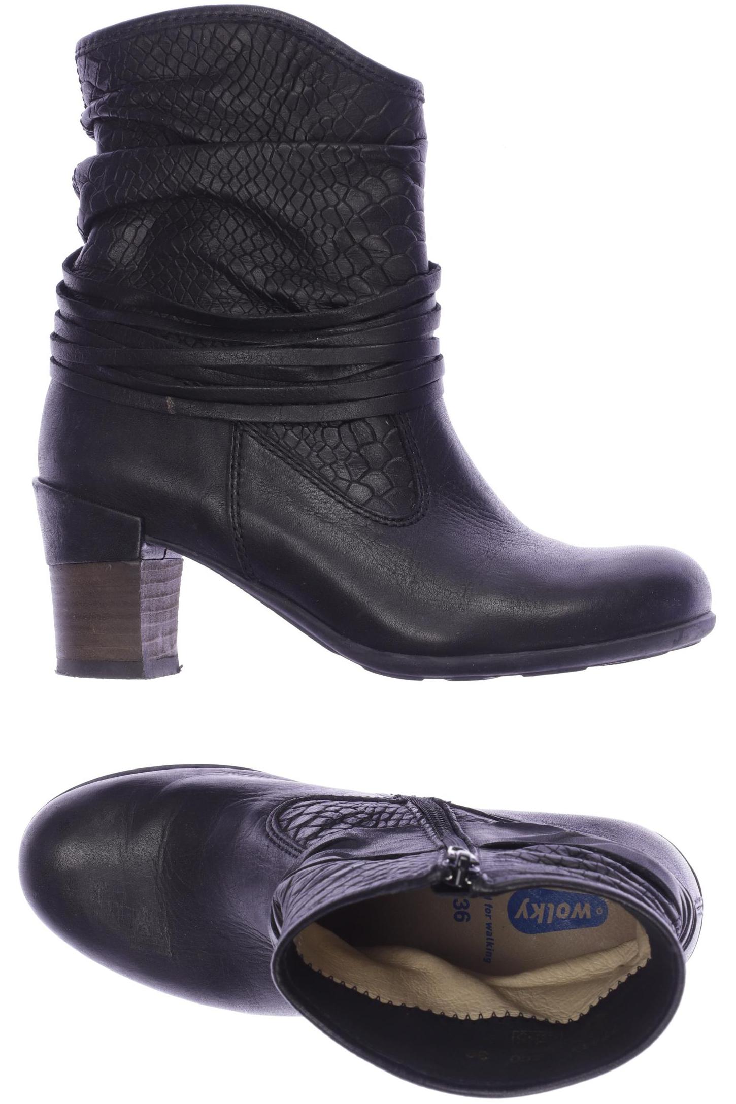 

wolky Damen Stiefelette, schwarz, Gr. 36