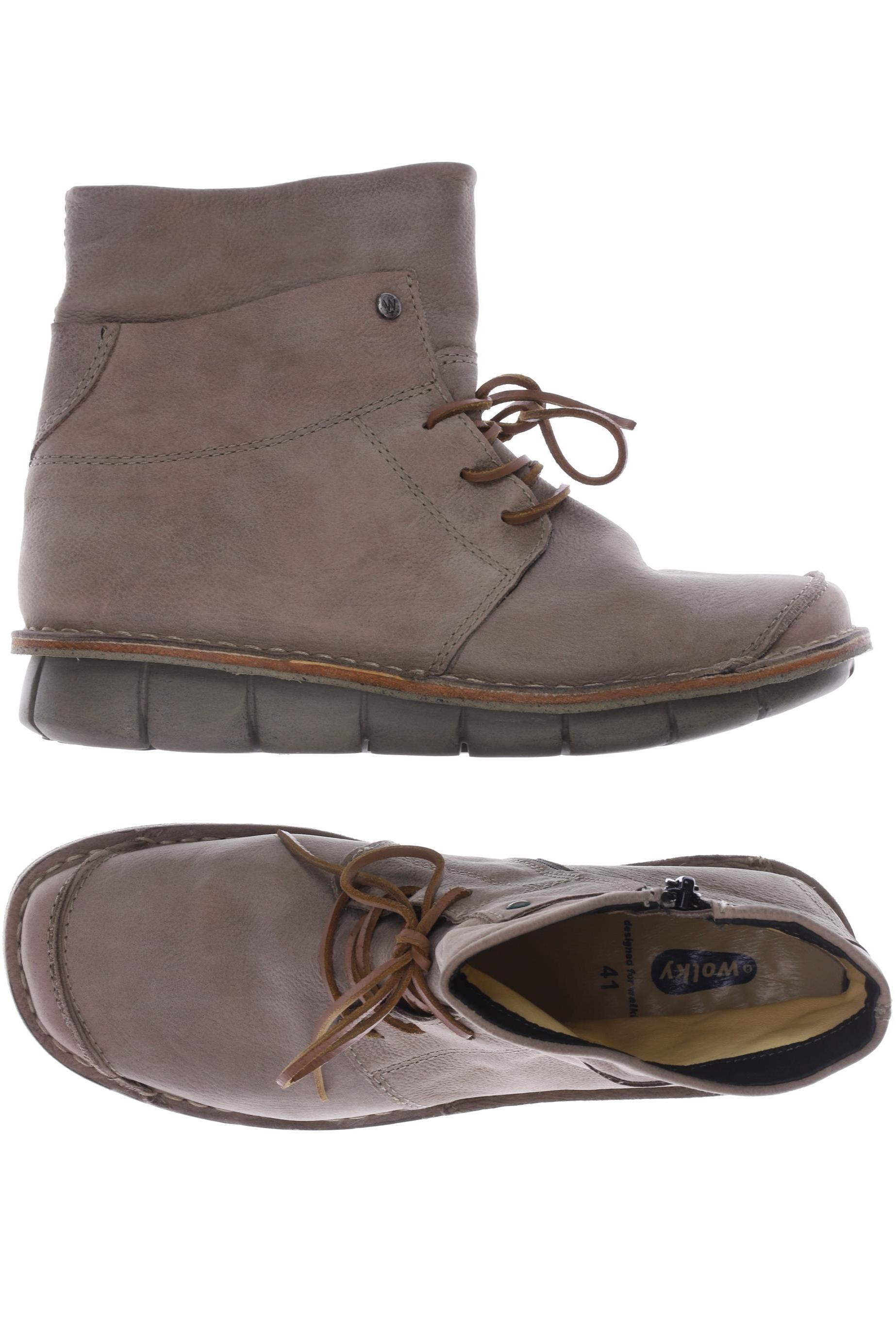 

wolky Damen Stiefelette, beige, Gr. 41