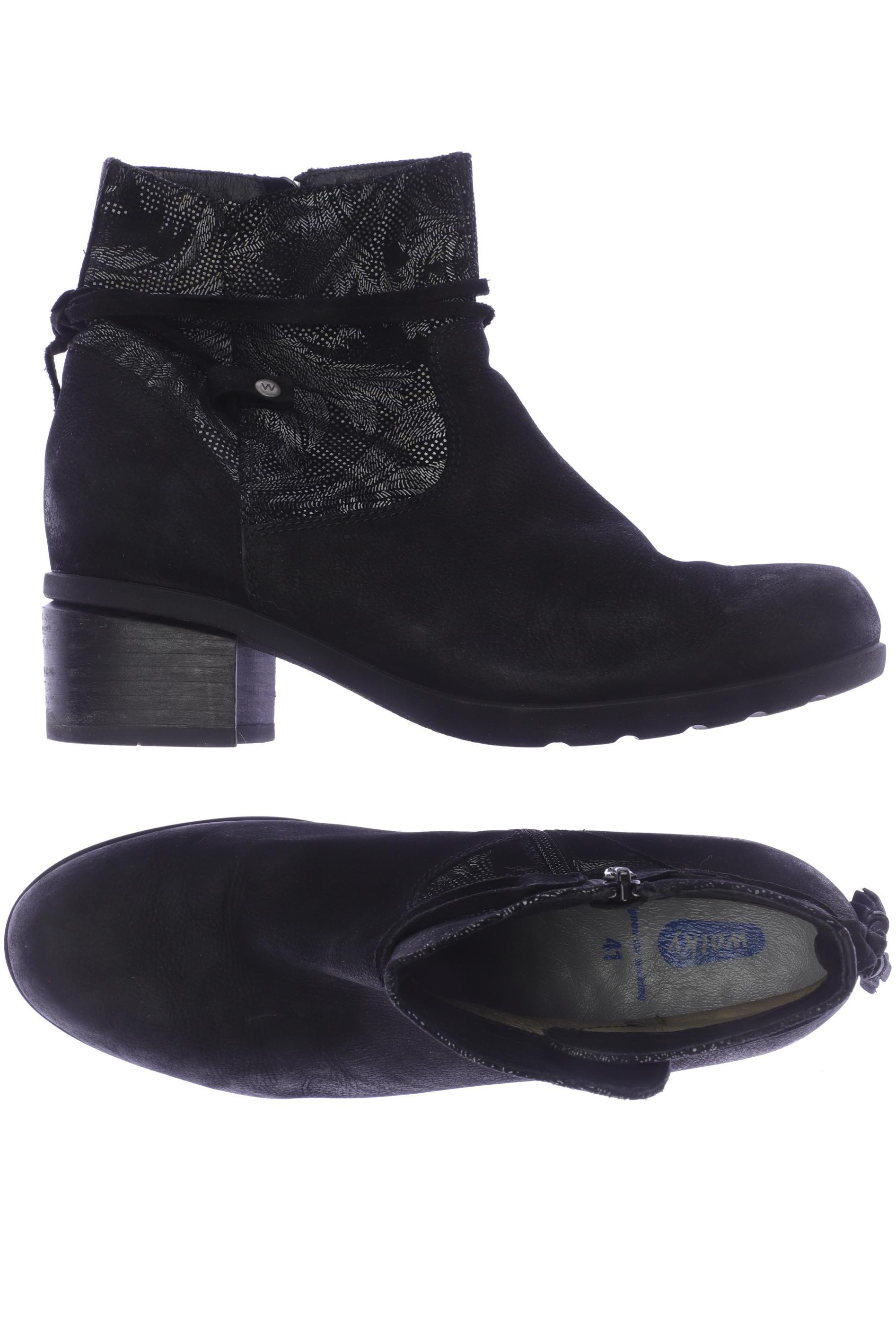 

wolky Damen Stiefelette, schwarz