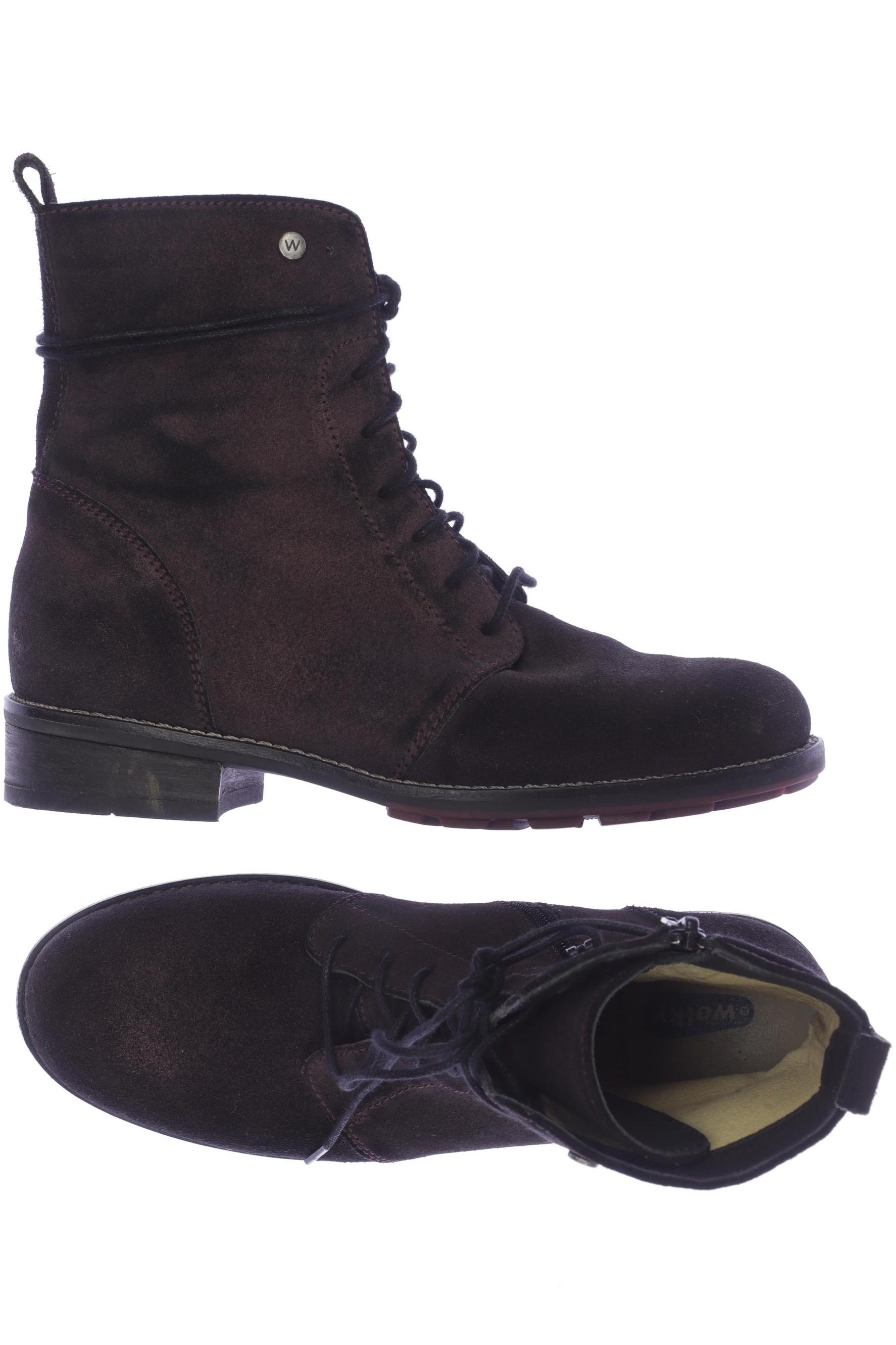 

wolky Damen Stiefelette, bordeaux, Gr. 38
