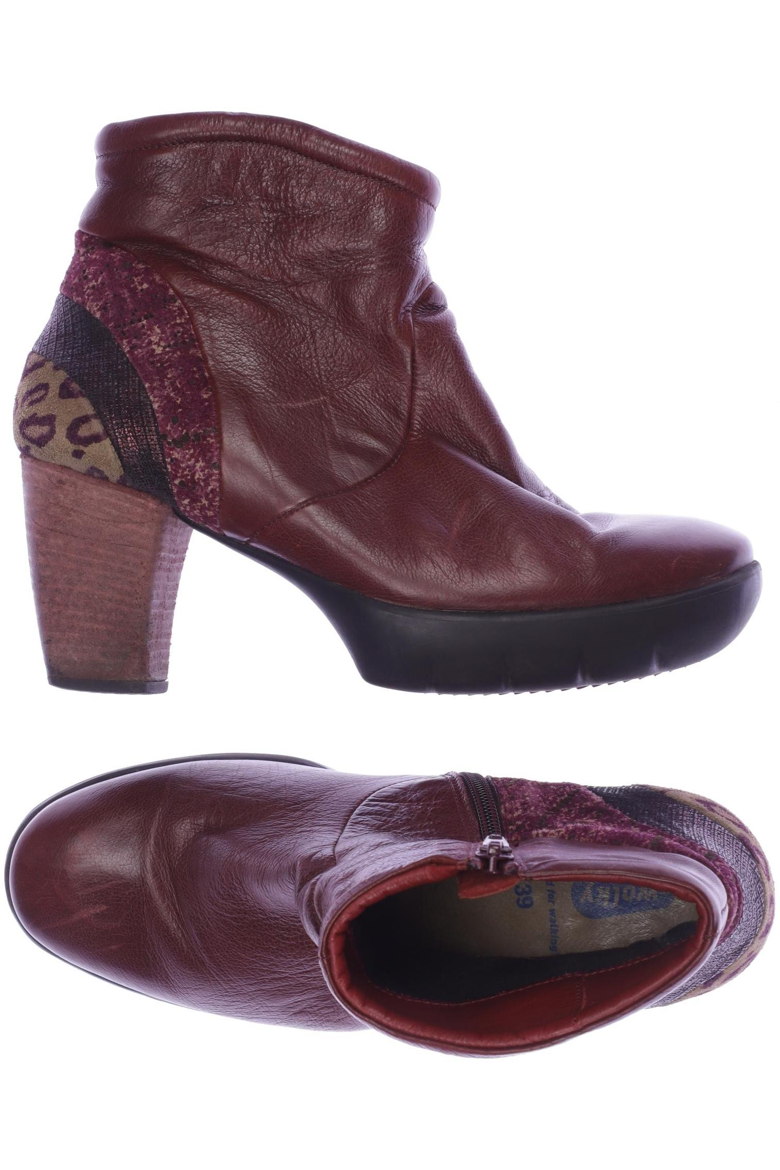 

wolky Damen Stiefelette, bordeaux, Gr. 39