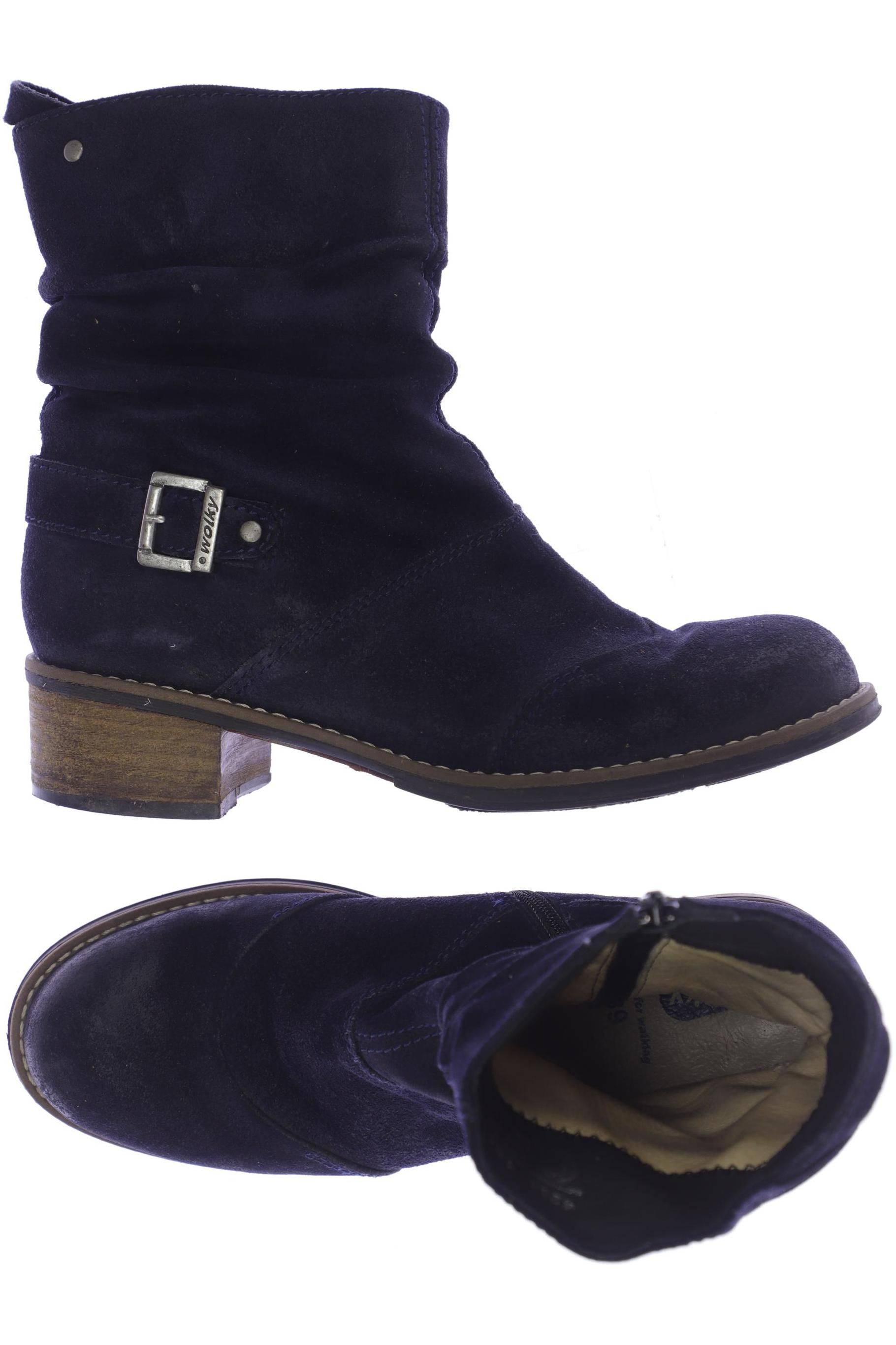 

wolky Damen Stiefelette, marineblau, Gr. 39