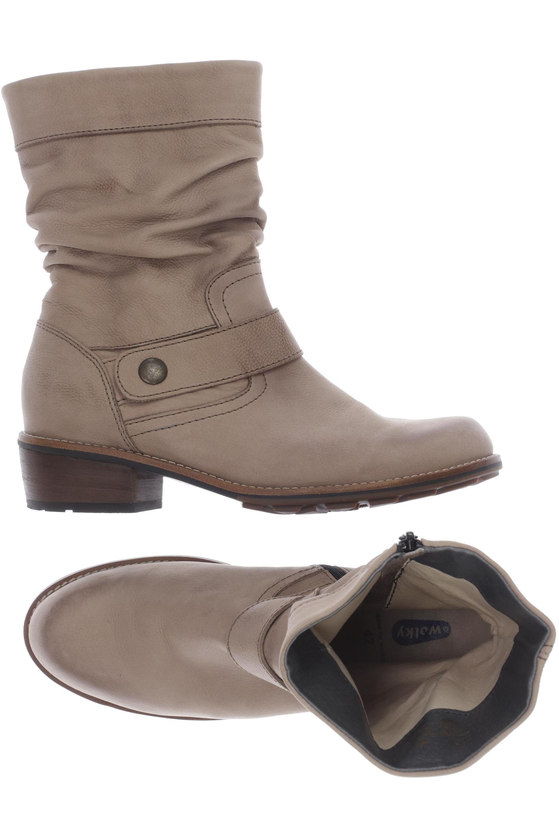

wolky Damen Stiefelette, beige, Gr. 42