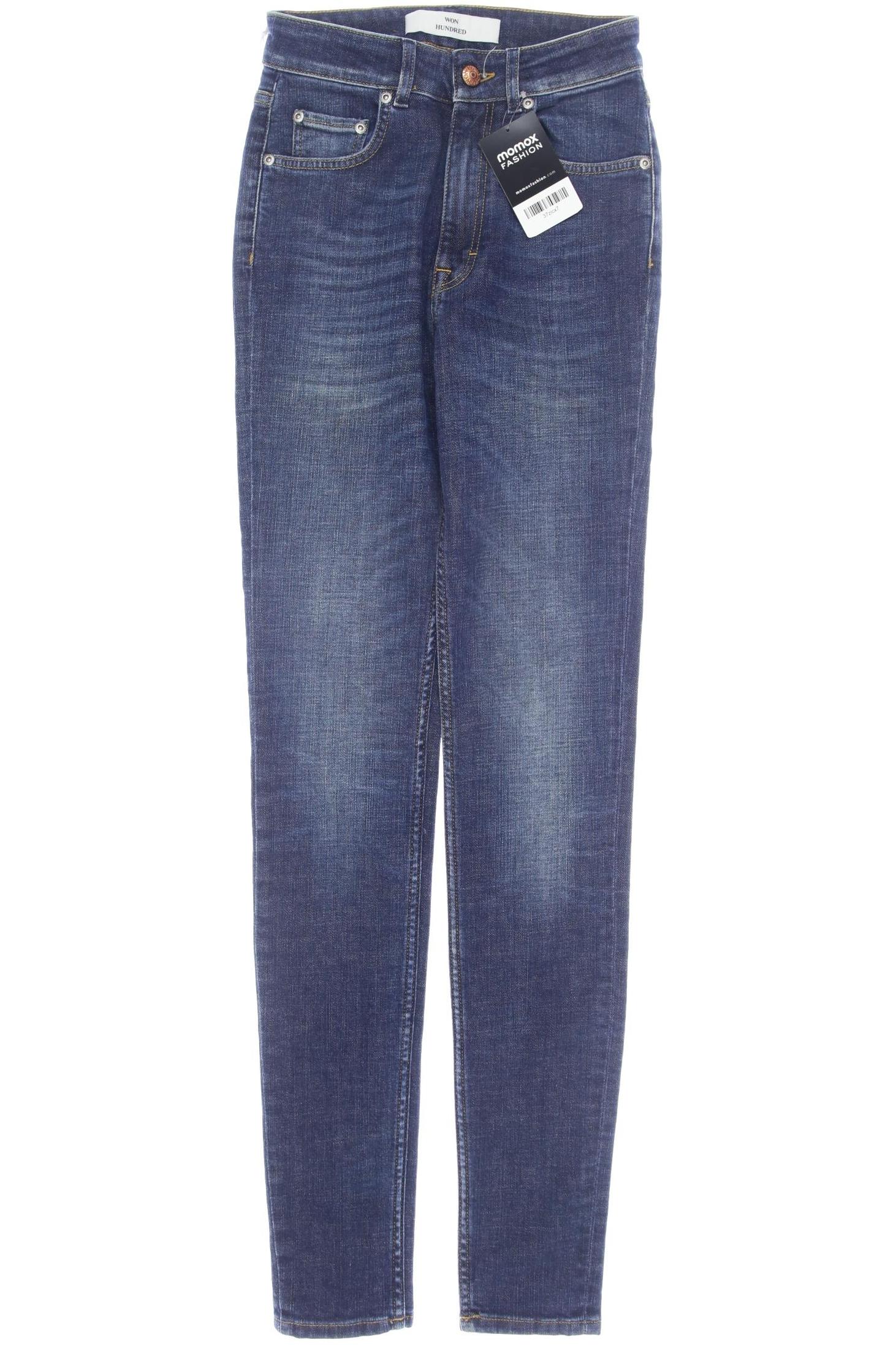 

Won Hundred Damen Jeans, marineblau, Gr. 26