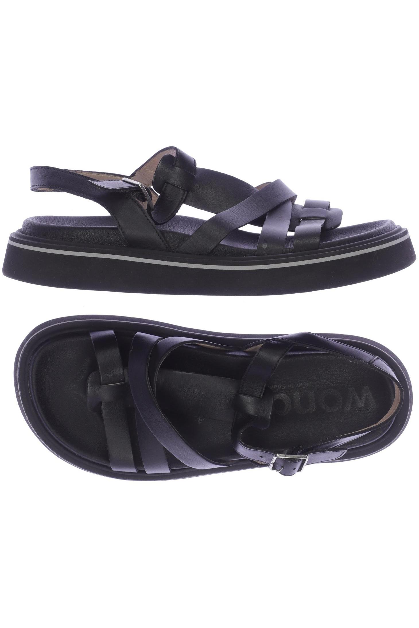 

wonders Damen Sandale, schwarz