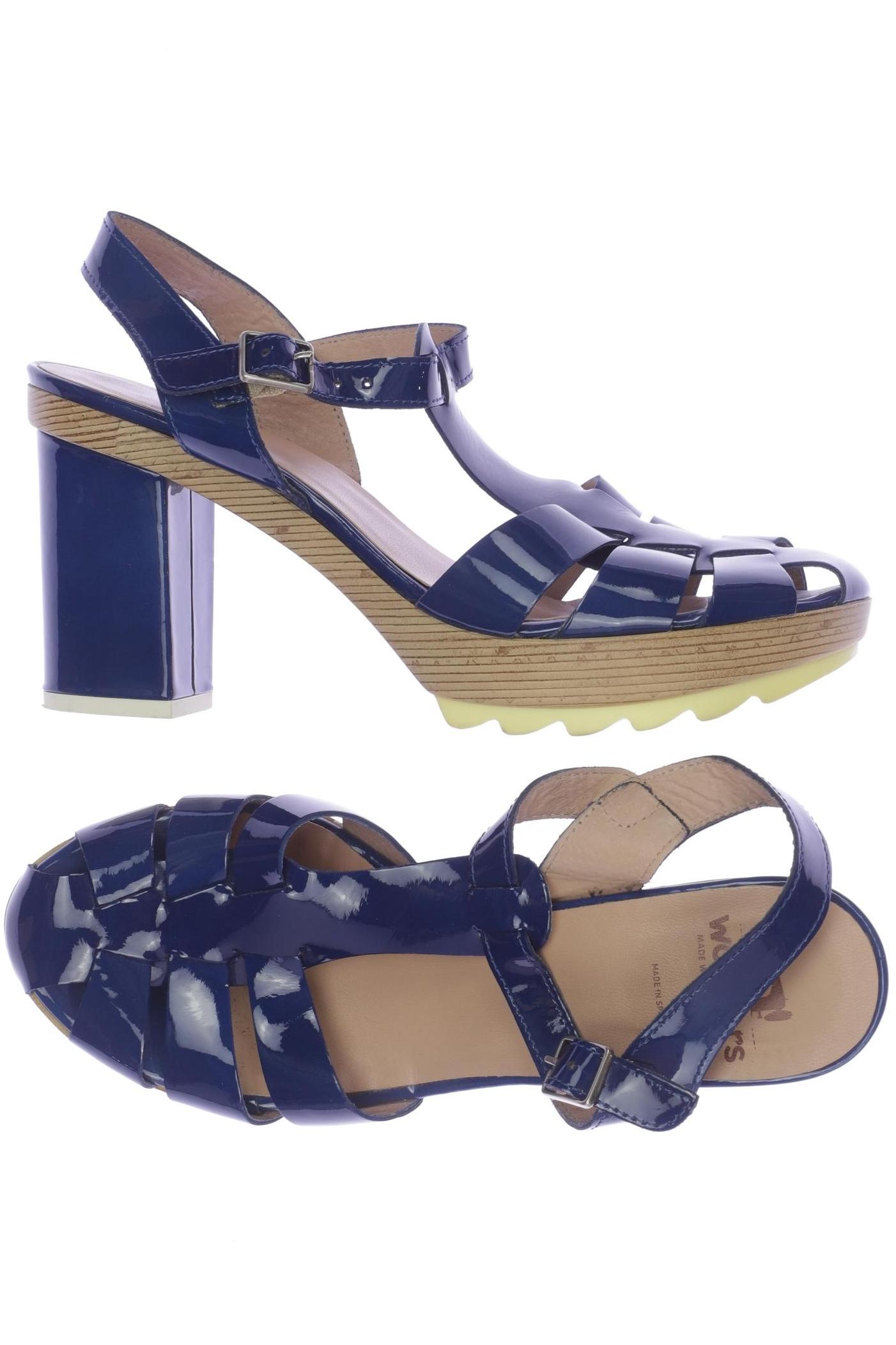 

wonders Damen Sandale, blau, Gr. 39